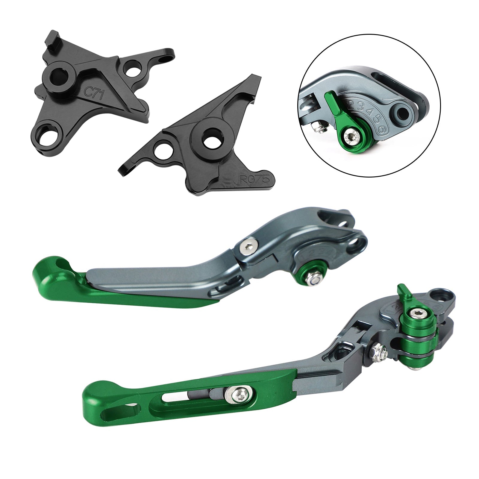 Leva freno a frizione regolabile per BMW R Nine T /Pure /Racer 2017-2023