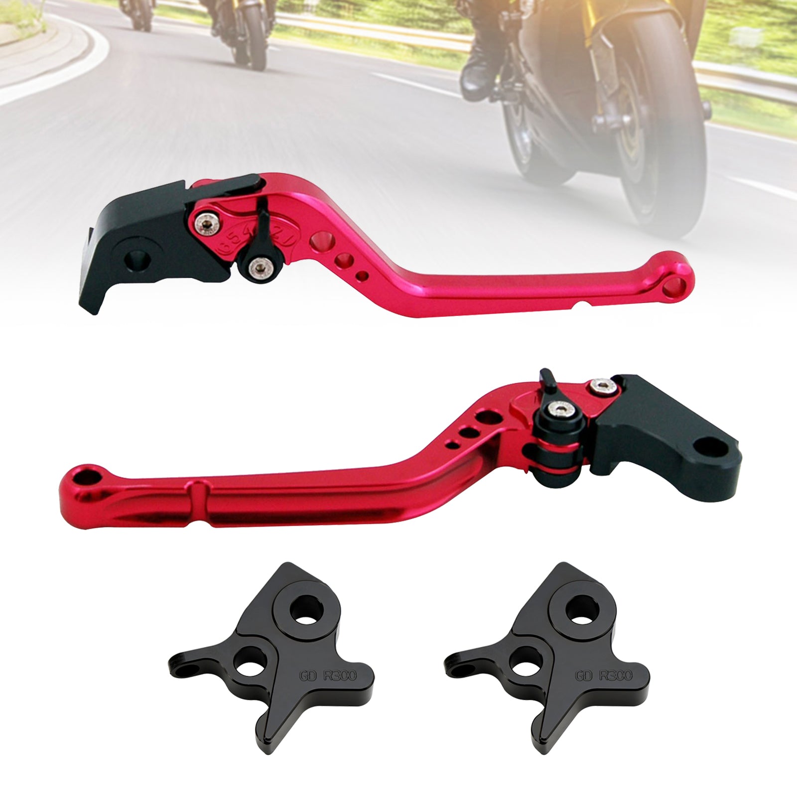 Levier de frein et d'embrayage long pour KYMCO AK550 2017-2022