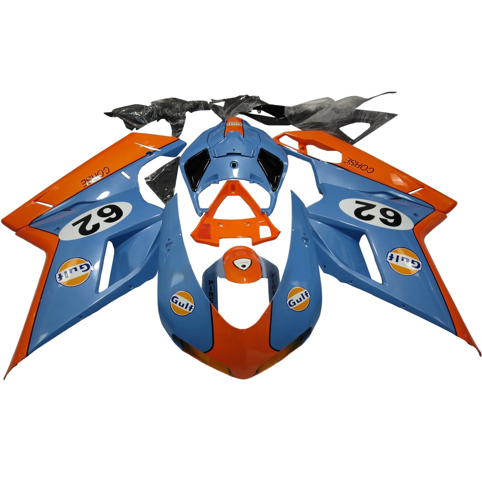 Kit de carénage ABS pour Ducati 1098 1198 848 2007-2011