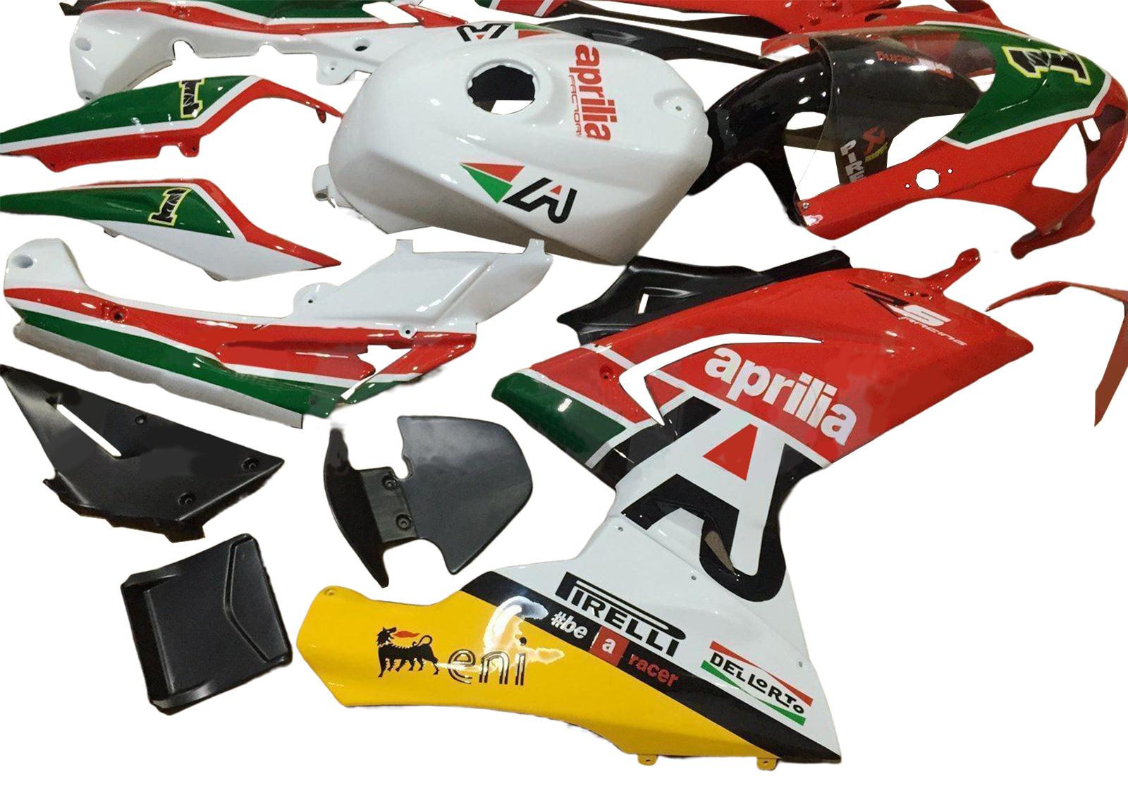 Injection Fairing Kit Bodywork Plastic ABS fit For Aprilia RS125 2006-2011