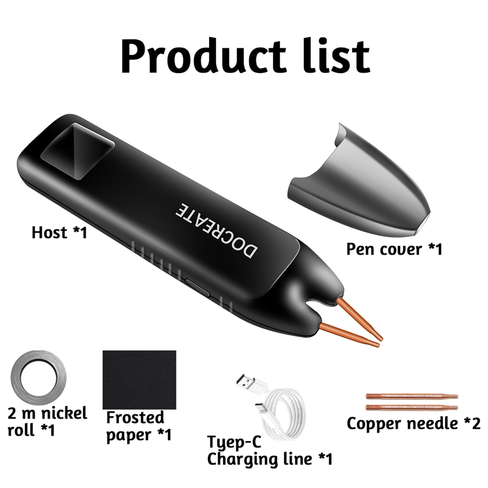 Mini saldatore per punti portatili per montare te stesso, strumento di saldatura a batteria a 99 velocità regolabili