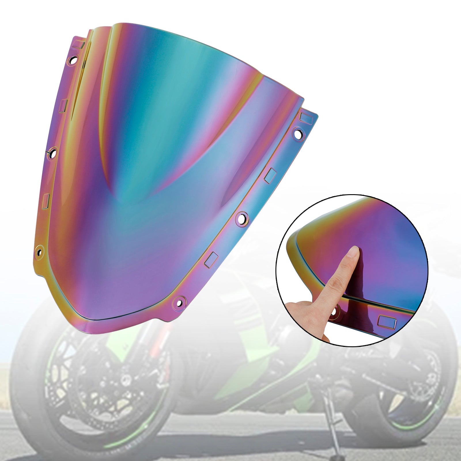 Protezione per parabrezza in ABS Kawasaki Ninja ZX-10R 2021-2022