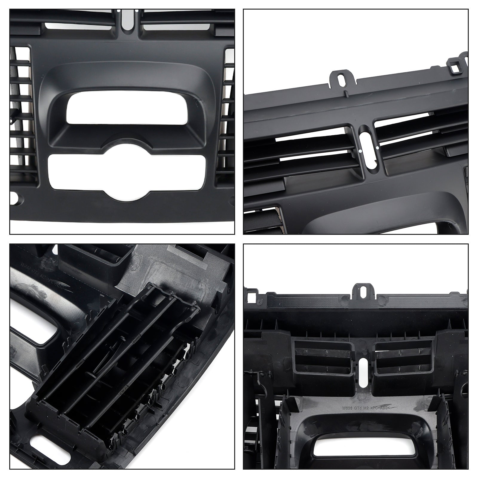 Grille d'aération centrale pour tableau de bord, pour Mercedes-Benz W639, Vito, Viano (2004-2015)