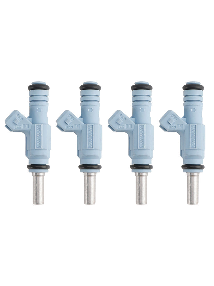 Iniettore di carburante a 4 pezzi 0280155892 per Audi TT Quattro 1.5 L 2000-2002 0280155893
