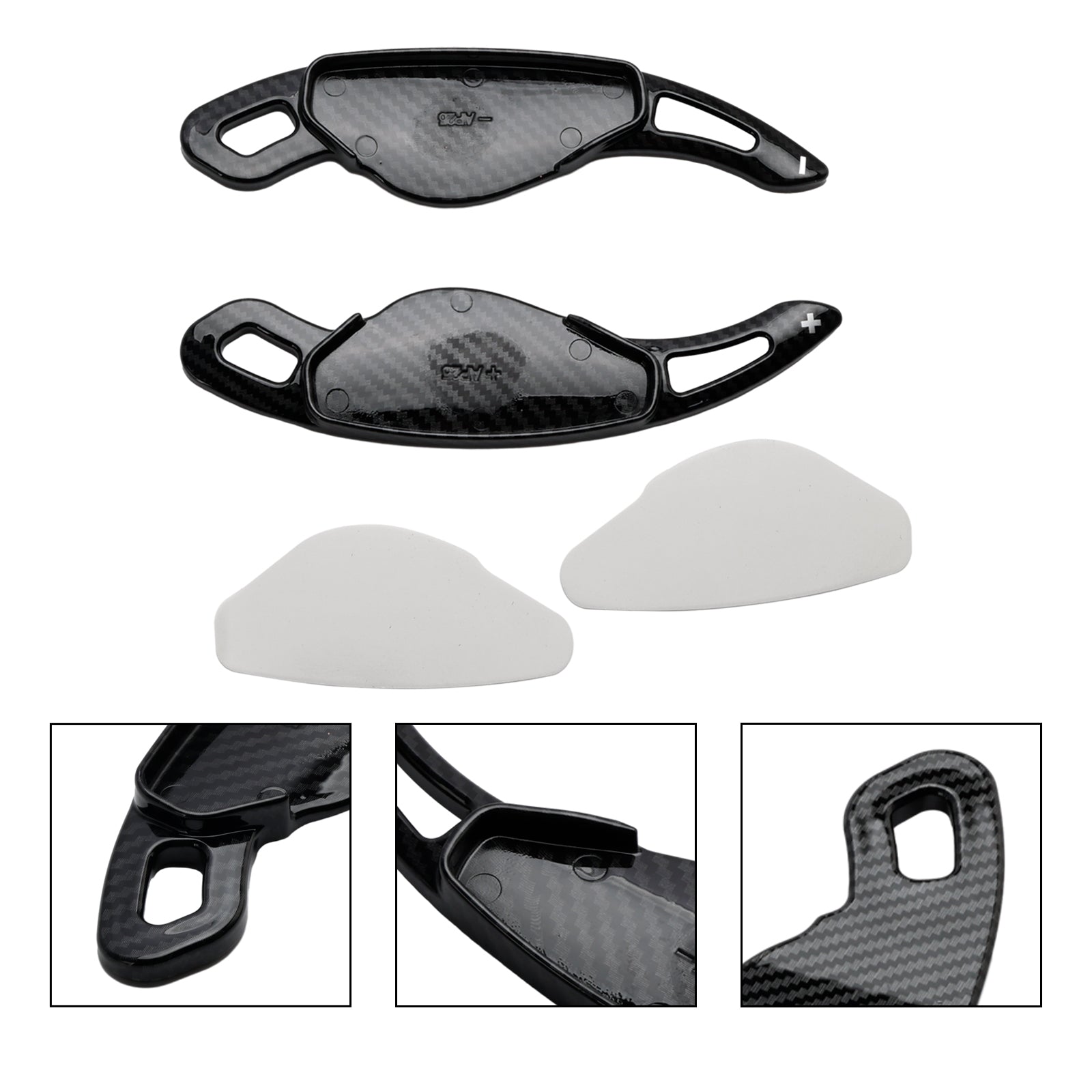 Palettes de changement de vitesse de volant en fibre de carbone pour Jaguar XF XEL F-Type