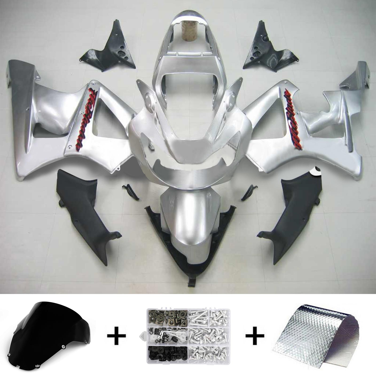 2000-2001 Honda CBR929RR Zestaw owiewek wtryskowych Nadwozie Tworzywo ABS