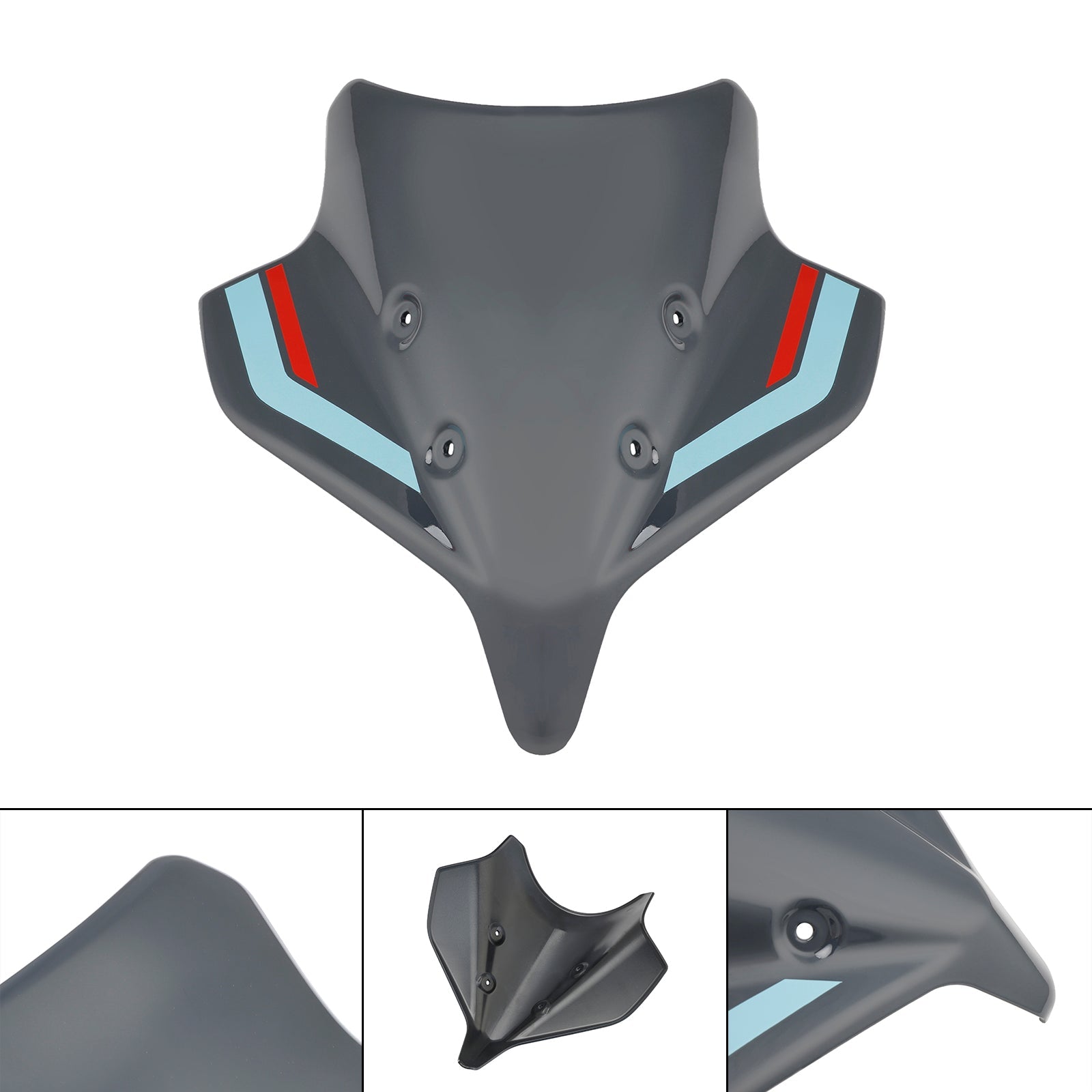 ABS-moottoripyörän tuulilasi Yamaha MT-10/MT-10 SP 2022-2024