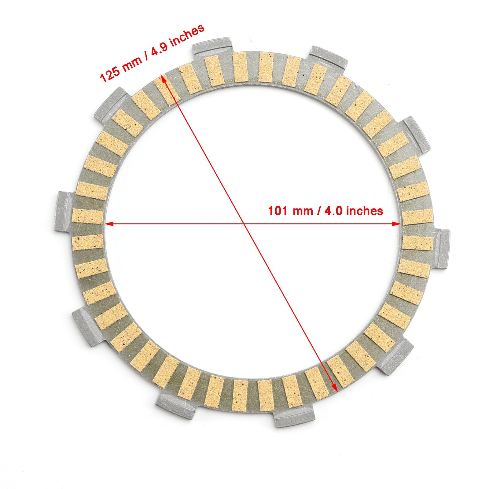 Koppelingsschijfkit voor Ducati Superbike 848 08-10 en Multistrada 1100 07-09