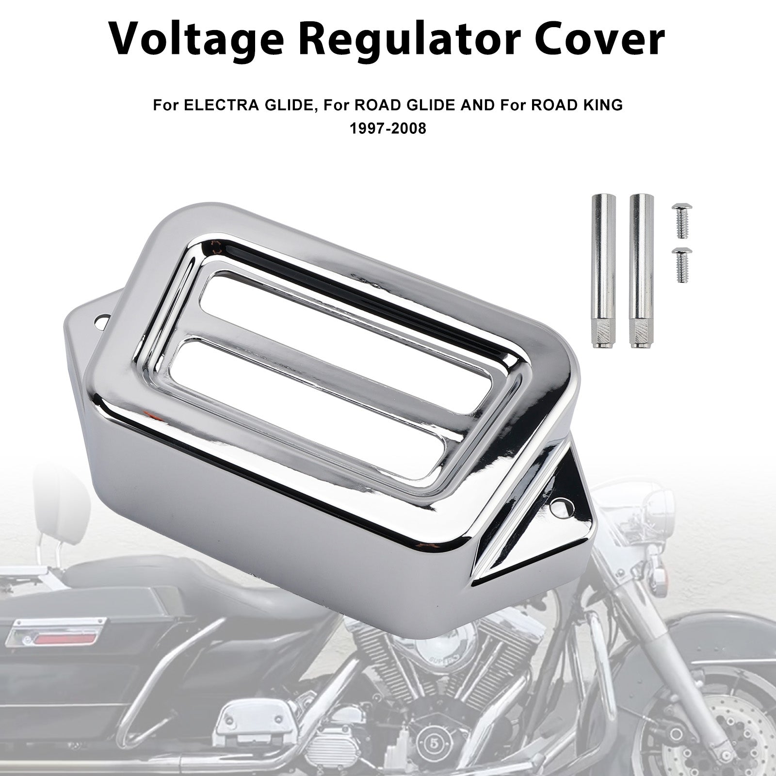 Jännitteensäätimen kansi Road King Electra Street Road Glide 1997-2008