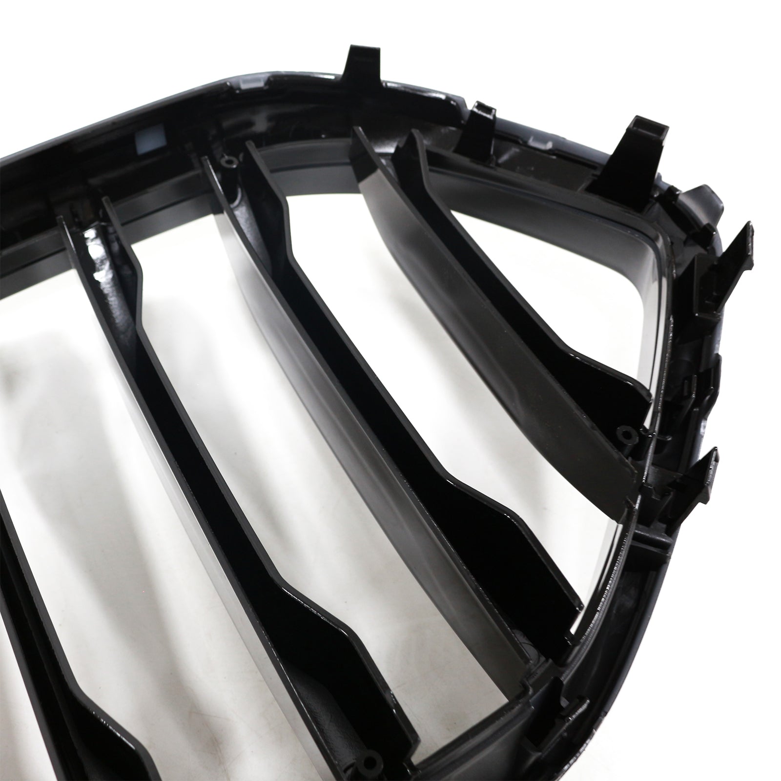 Grille de pare-chocs avant noire pour BMW X6 G06 M60i 2023-2025 avec trou pour caméra