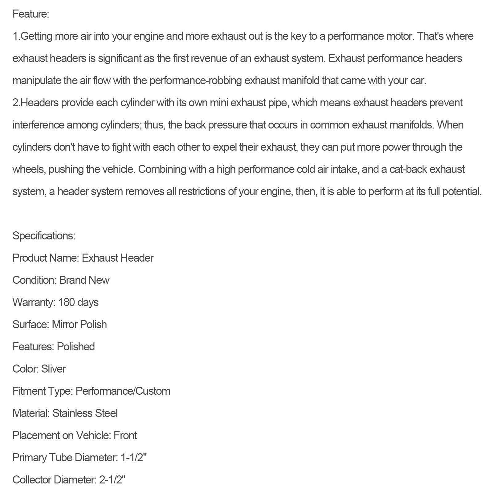 Uitlaatverzamelaars voor V8 Small Block Chevrolet S10/S15