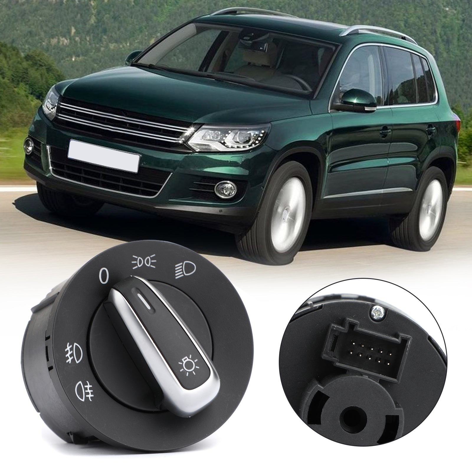 Stikalo za žaromete in meglenke za VW Golf MK6 2008-2012 3C8941431C