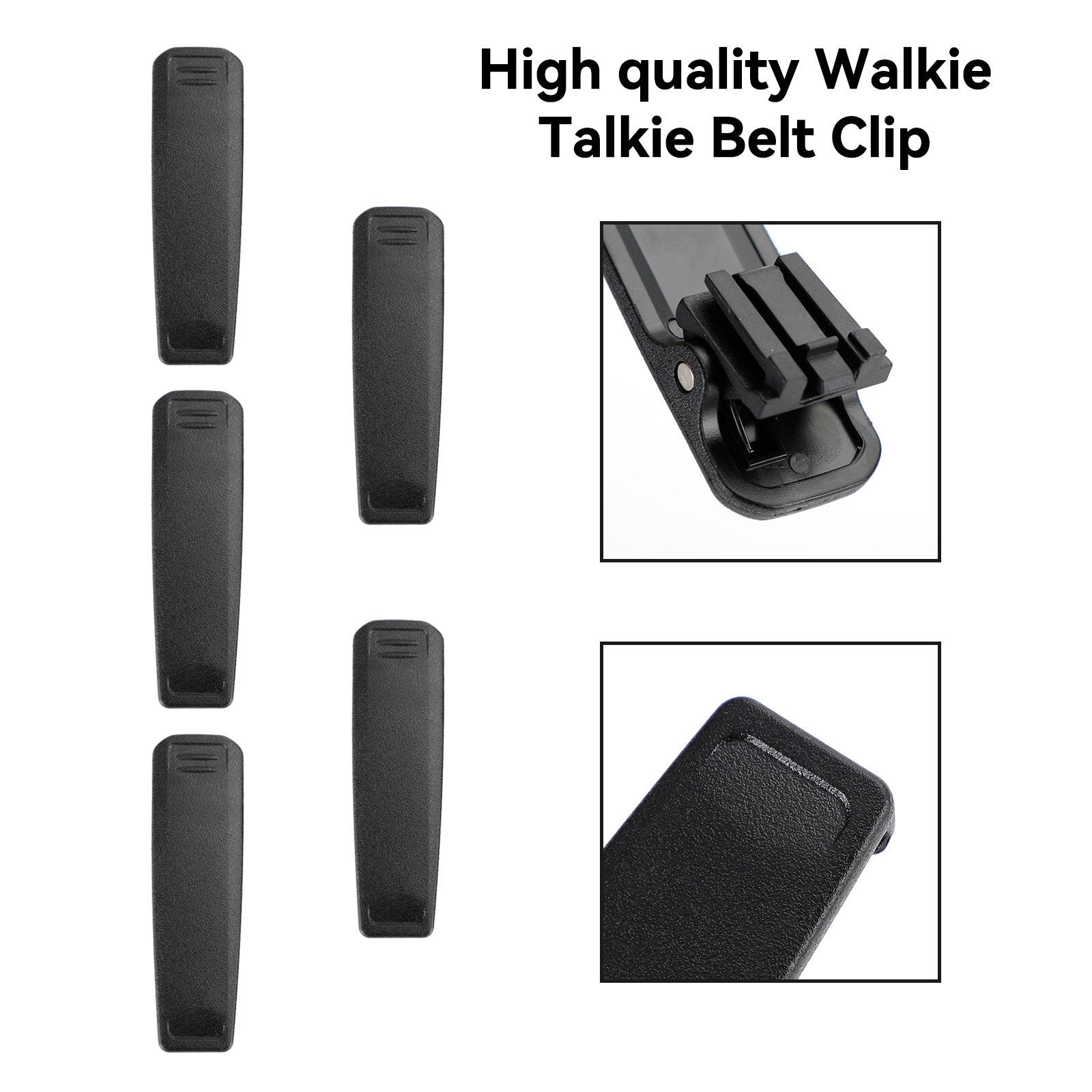 IC-V88 IC-U88 IC-F1000 IC-M25 Walkie Talkie 5X Boucle De Ceinture Belt Clip