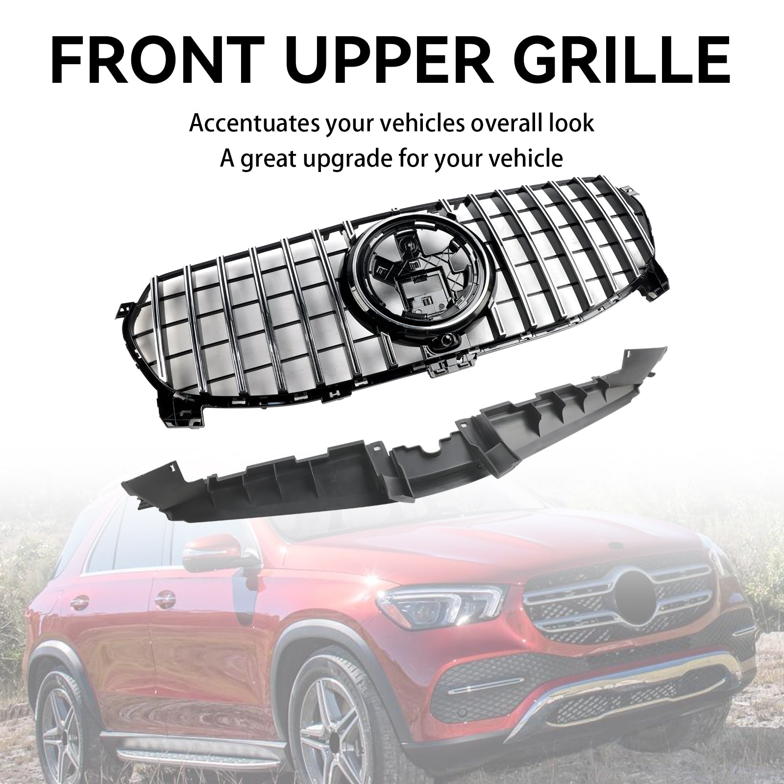 Grille de calandre de pare-chocs avant pour Mercedes Benz Classe GLE W167 GLE350 2020-2022