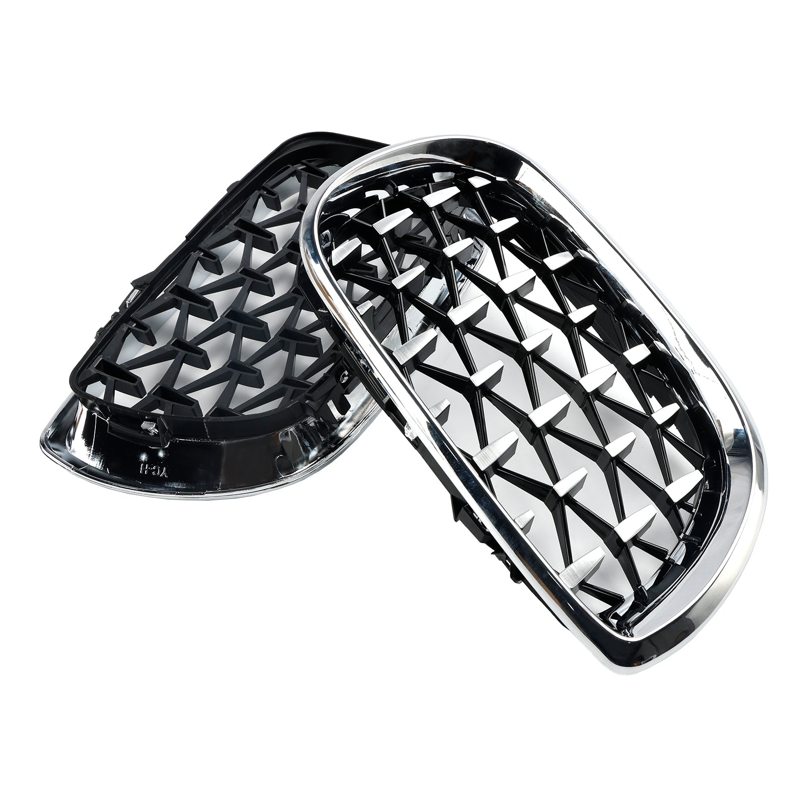 Par Chrome Diamond Grille za BMW E46 Saloon/Touring Facelift 2002-2005 4DR