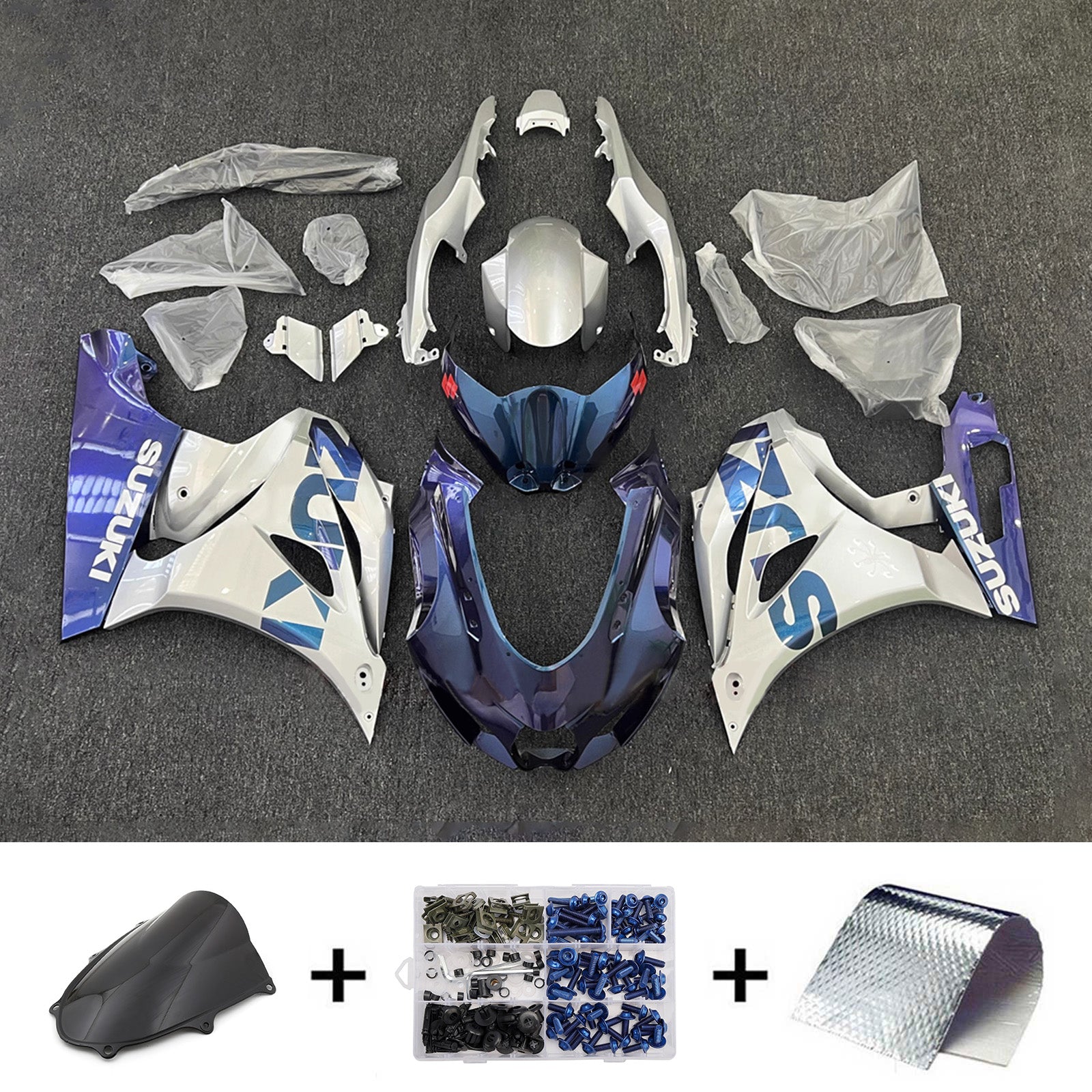 Kit de carenado inyectado de plástico ABS para Suzuki GSXR1000 2017-2025 K17