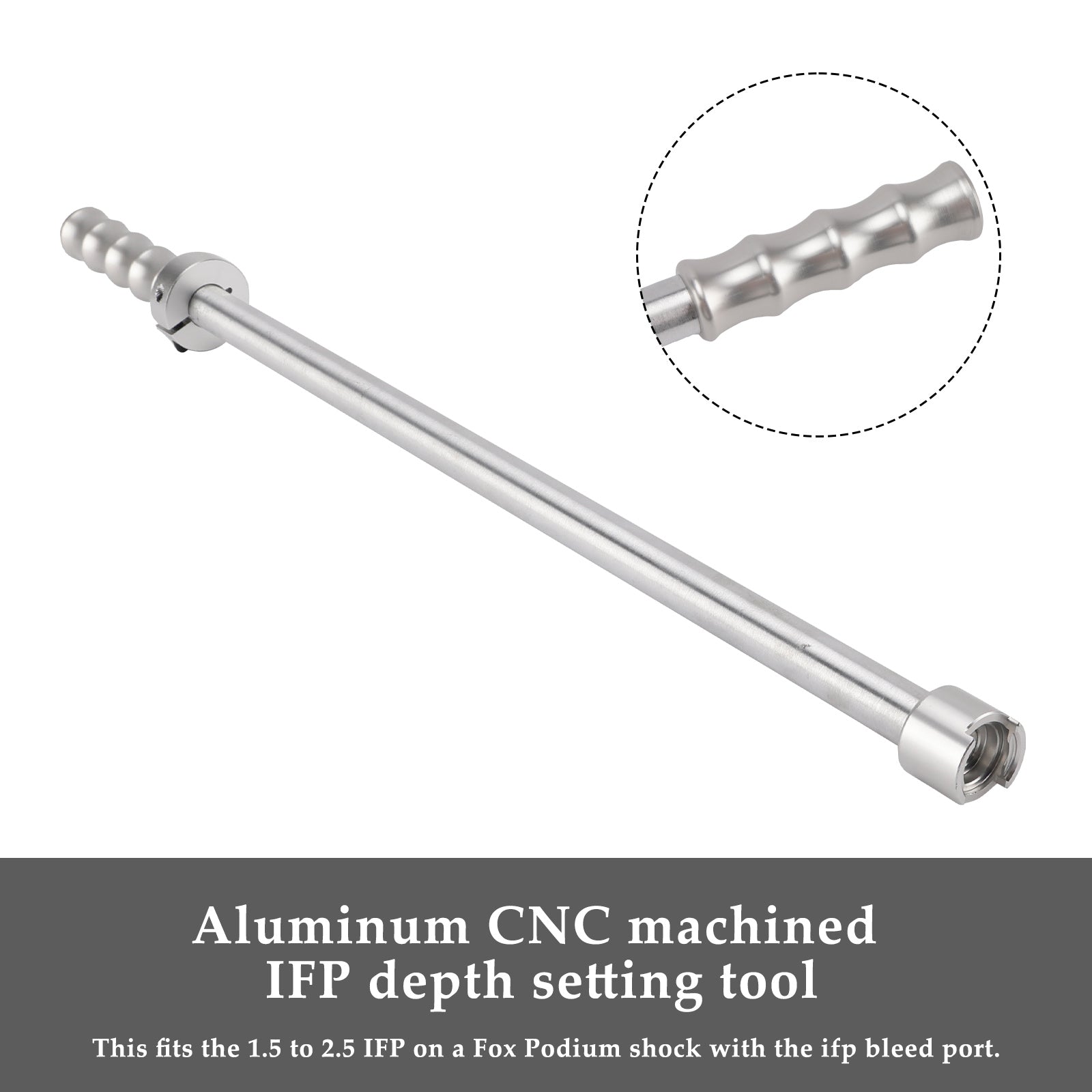 Outil de réglage/retrait de la profondeur du filtre à air intégré (IFP) réglable pour amortisseur Fox Podium 2.0 RZR Turbo X3