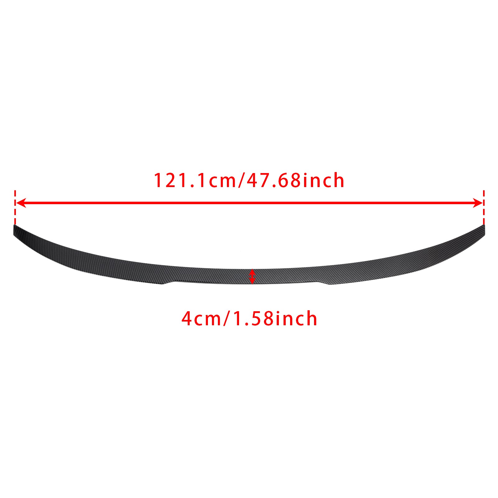 Achterspoiler in koolstofvezellook voor BMW 4-serie G22 G82 Coupé (vanaf 2020), M4-stijl