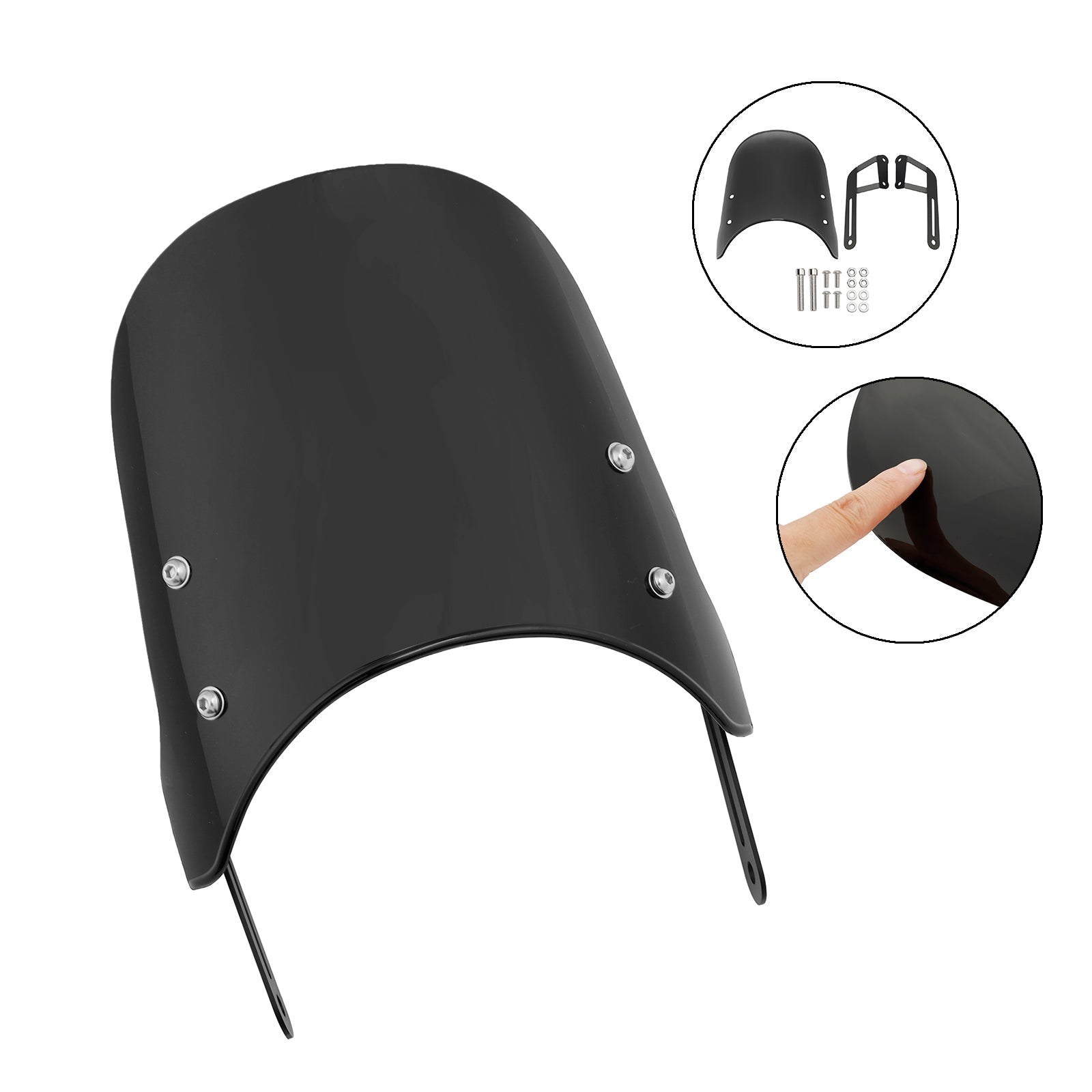 Tuulilasi sopiva tuulilasi Scrambler 1200 XC XE 19-23 Street Twin 900 16-23