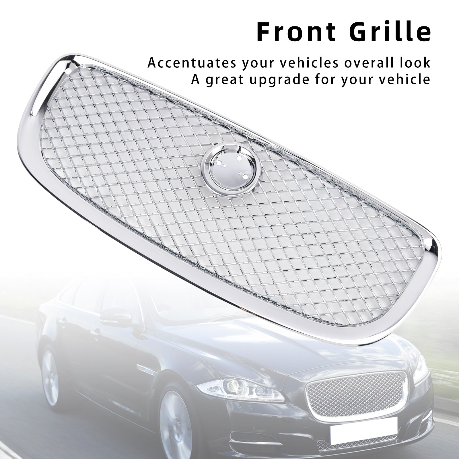 Chrome Front Bumper Grid Jaguar XJ 2010-2015