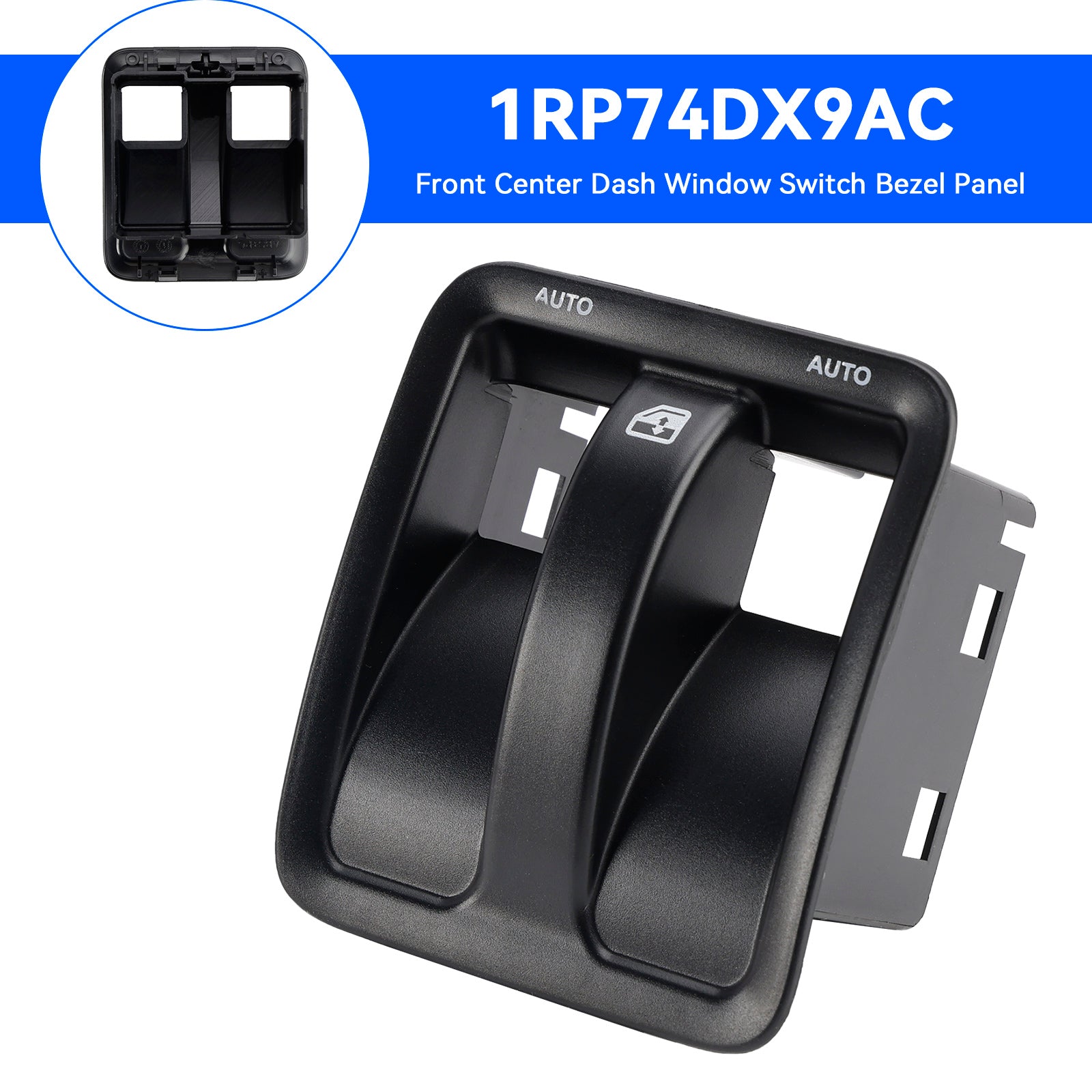 Osrednja nadzorna plošča na nadzorni plošči pred Jeep Wrangler 2011-2019 1RP74DX9AC