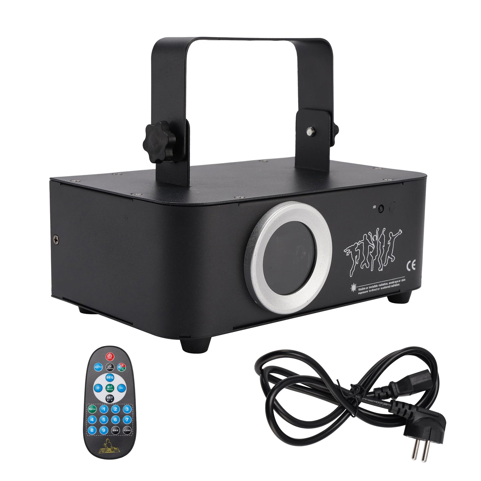 Proiettore scenico RGB a colori dinamici da 500 MW con effetti visivi per spettacoli 3D.