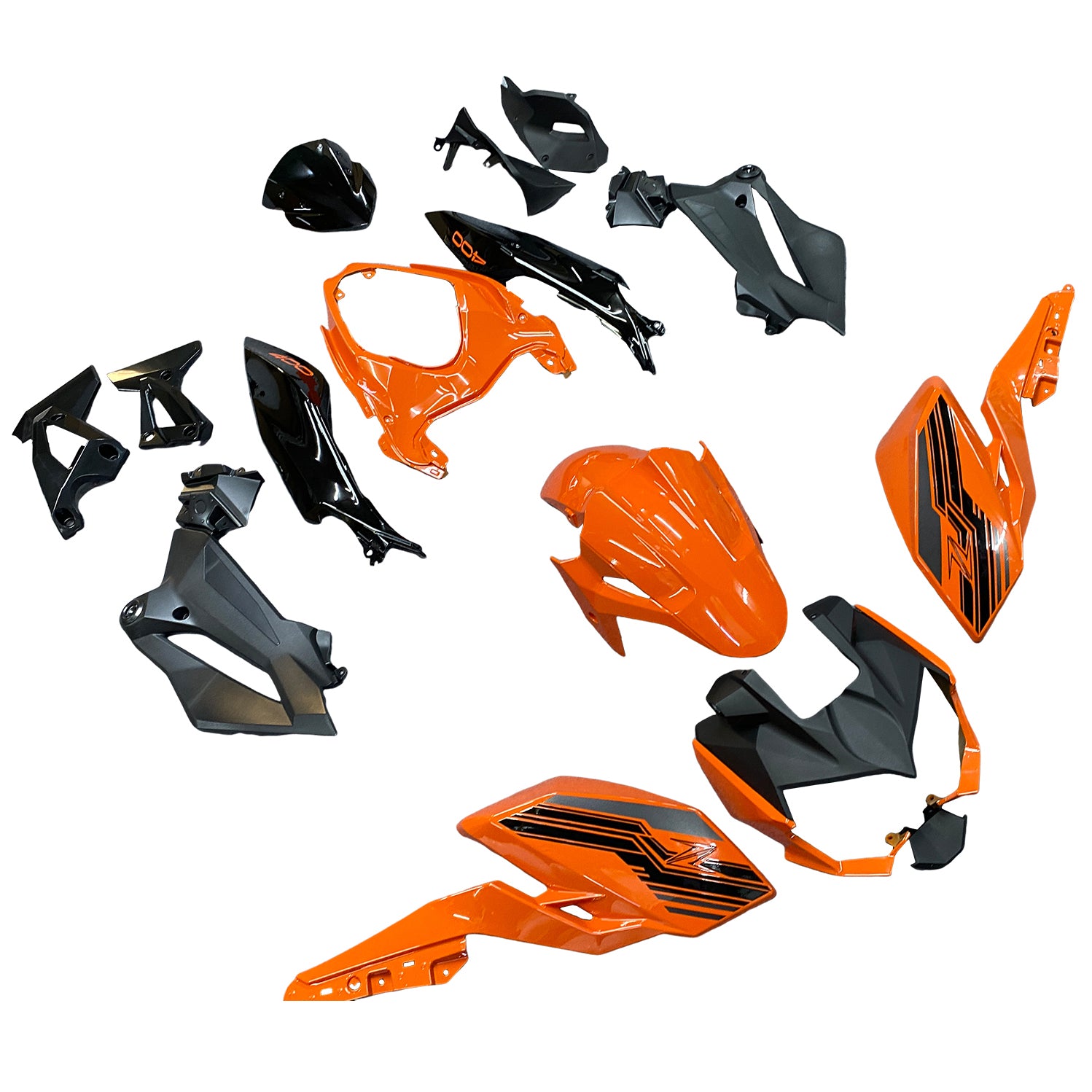 ABS plastični komplet za Kawasaki Z400 2018-2024