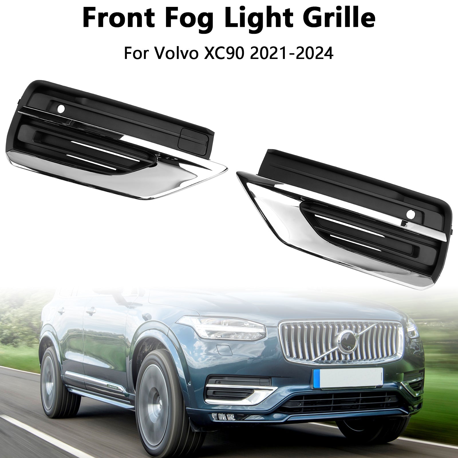 Fog lichtrooster voor Volvo XC90 2-kamers bumper 2021-2024 31663514