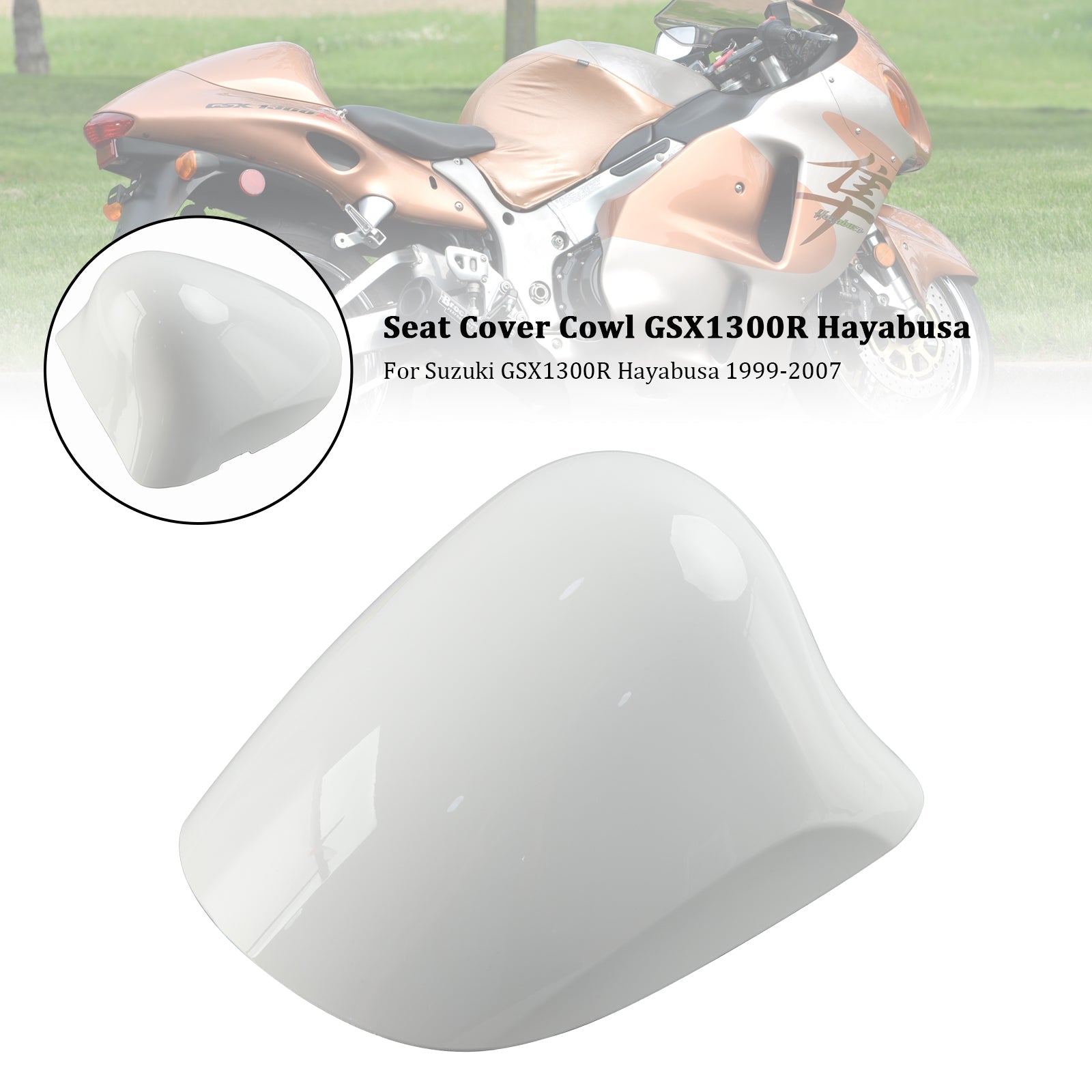 Cubierta del soporte del asiento trasero para Suzuki GSX1300R GSX-R1300 Hayabusa 1999-2007