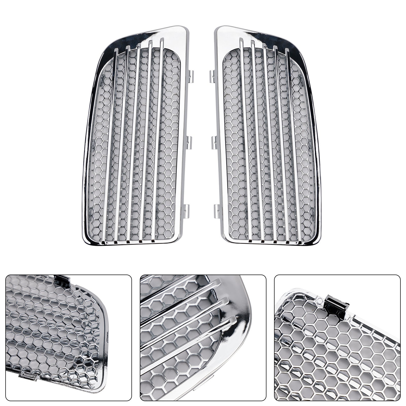Grille de radiateur de carénage inférieur compatible avec Road Glide King FLHR Special FLTRXS