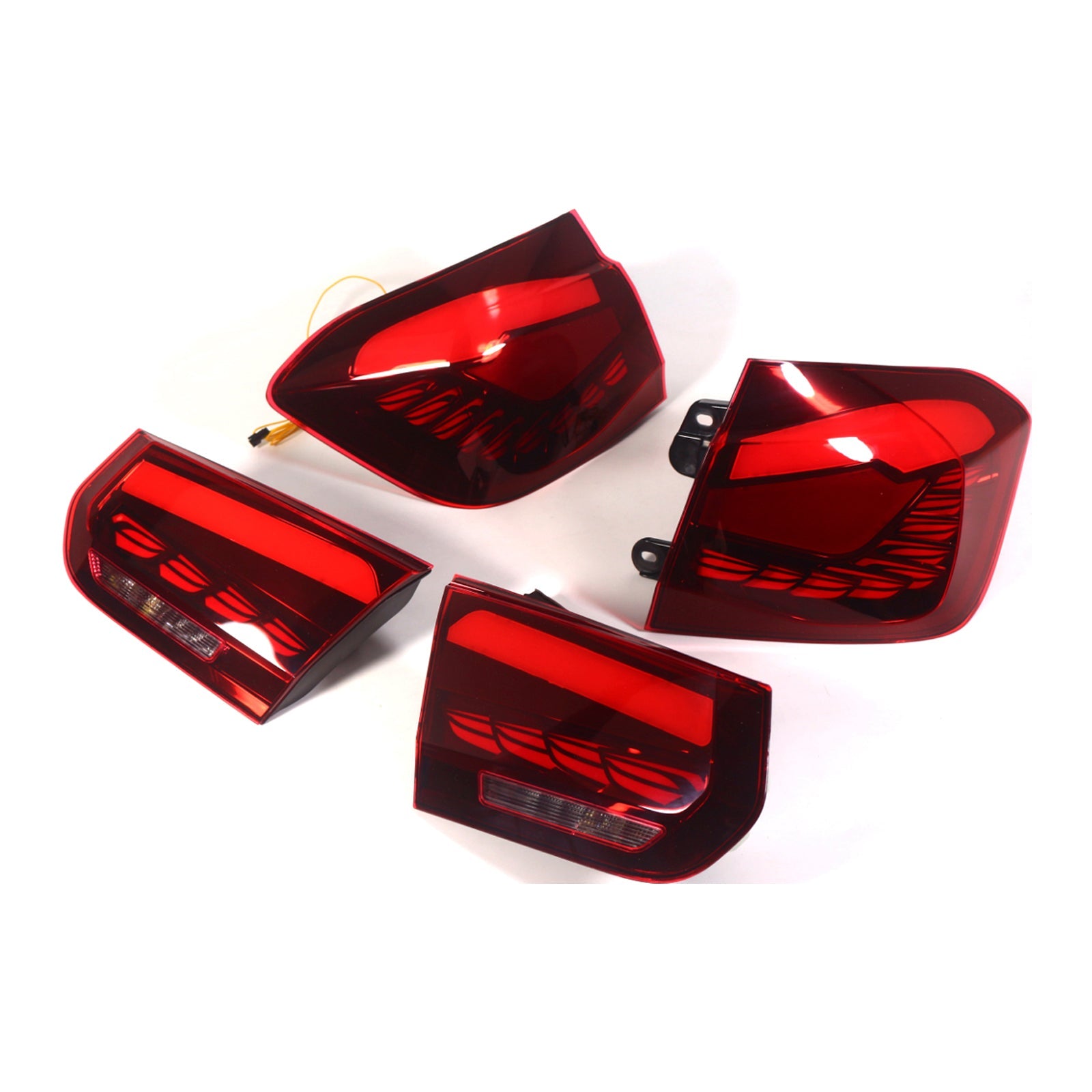 Feux arrière à LED rouges pour BMW Série 3 F30 F80 316d L&R 2012-2018, assemblage de feux arrière 63217313039 63217372793