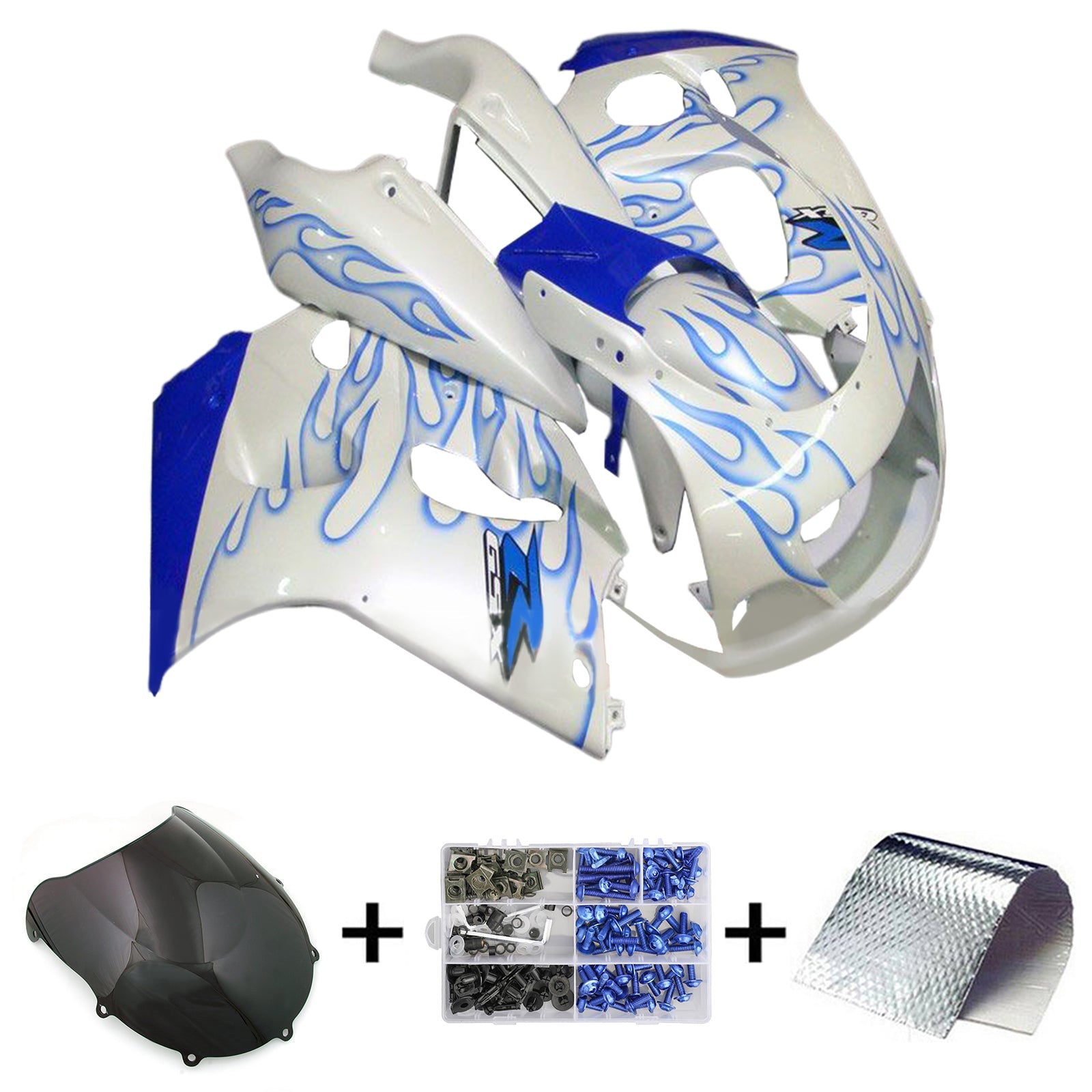 1996-2000 Suzuki GSXR600 1996-1999 GSXR750 Kit carenatura iniezione carrozzeria
