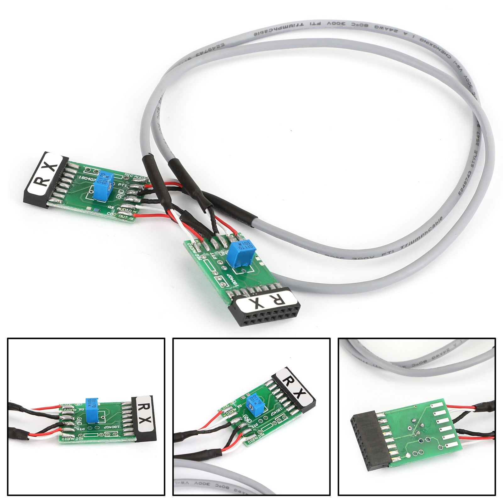 Câble de Commande Double Répéteur TX/RX-2 Pour Station Relais Radio Motorola GM300