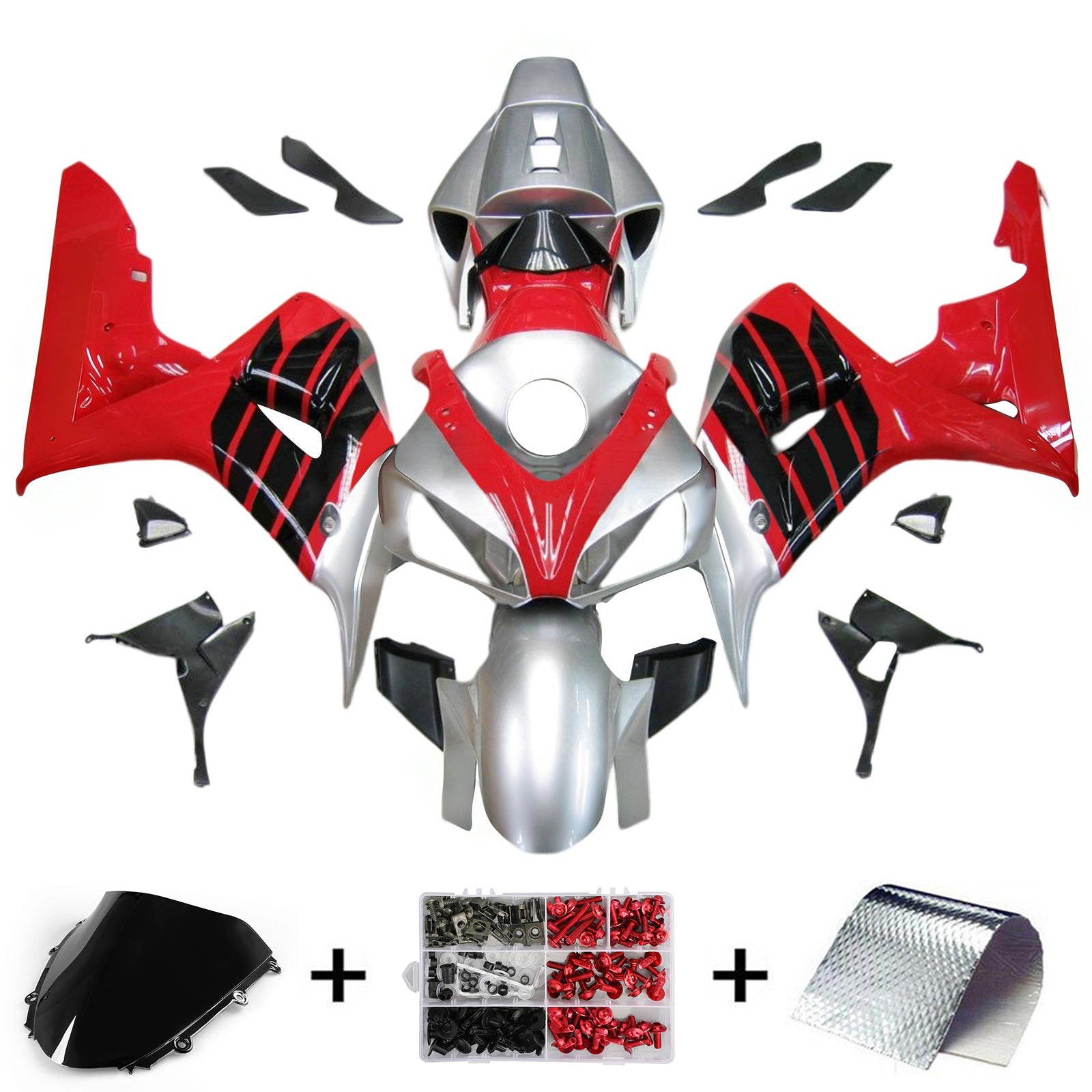Kit de carénage injecté en plastique ABS pour Honda CBR1000RR 2006-2007