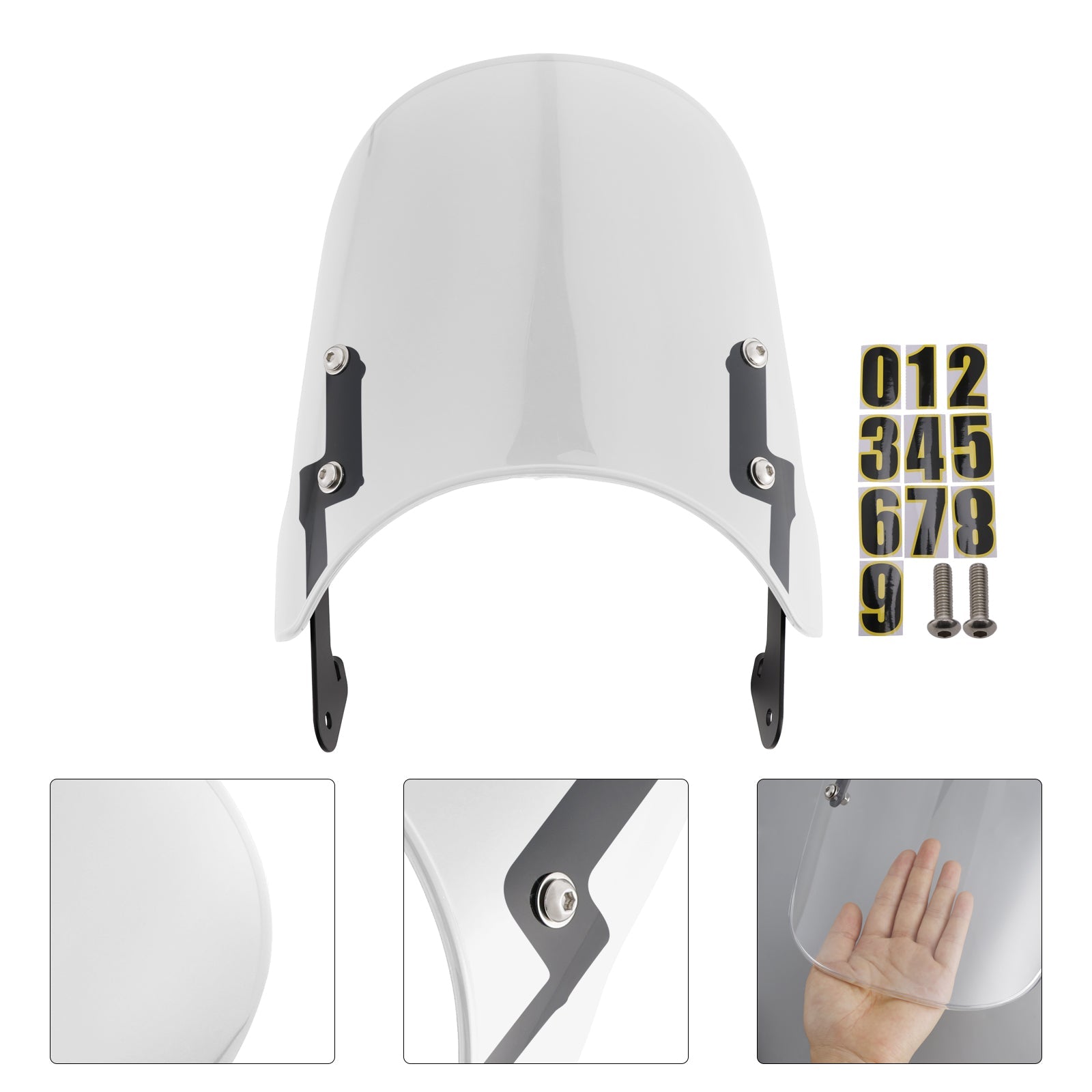 Pare-brise compatible avec YAMAHA XSR 155 2020-2023 XSR 125 2024-2025