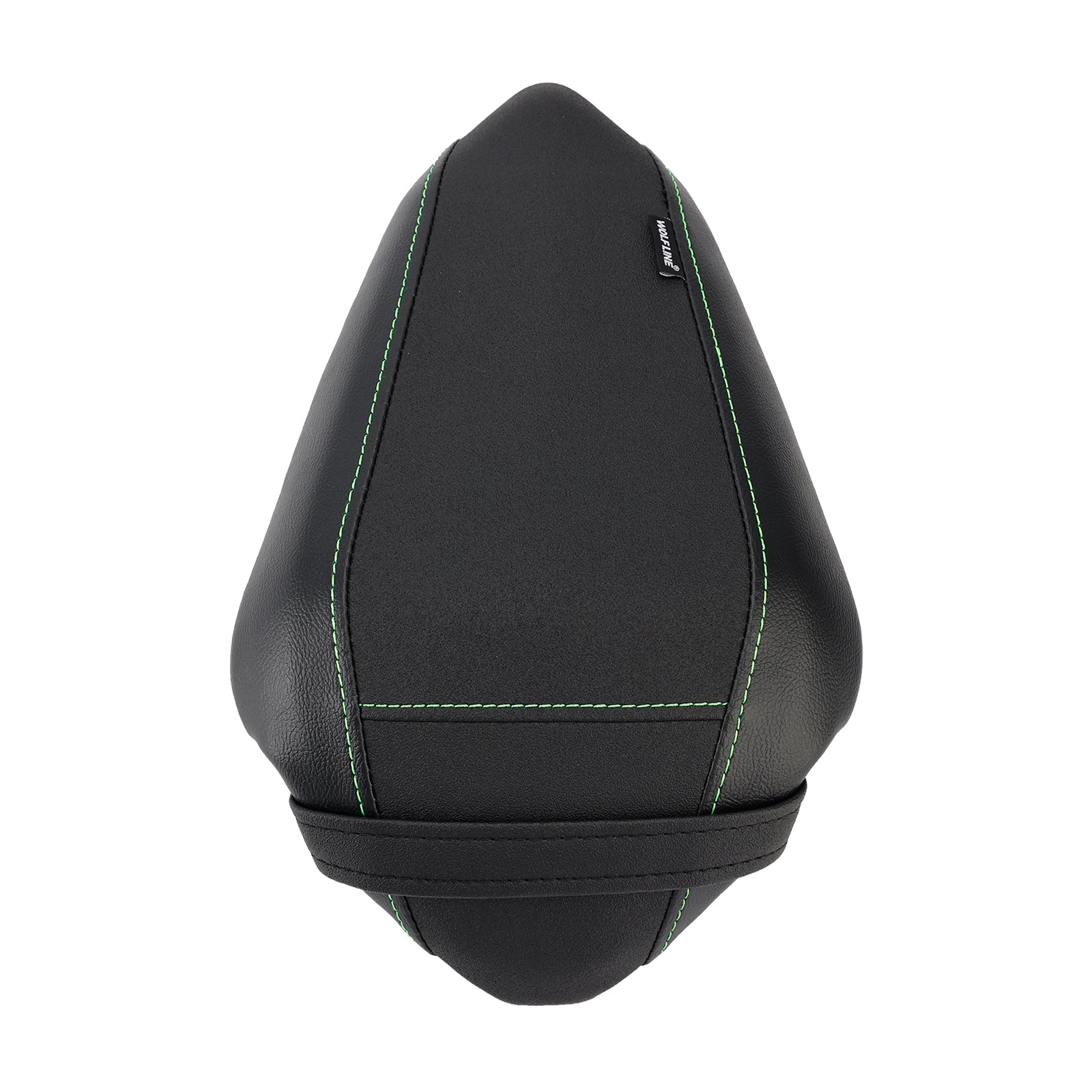 Cojín de pasajeros del pasajero trasero poliuretano negro para kawasaki ninja 500 z500 2024-2025
