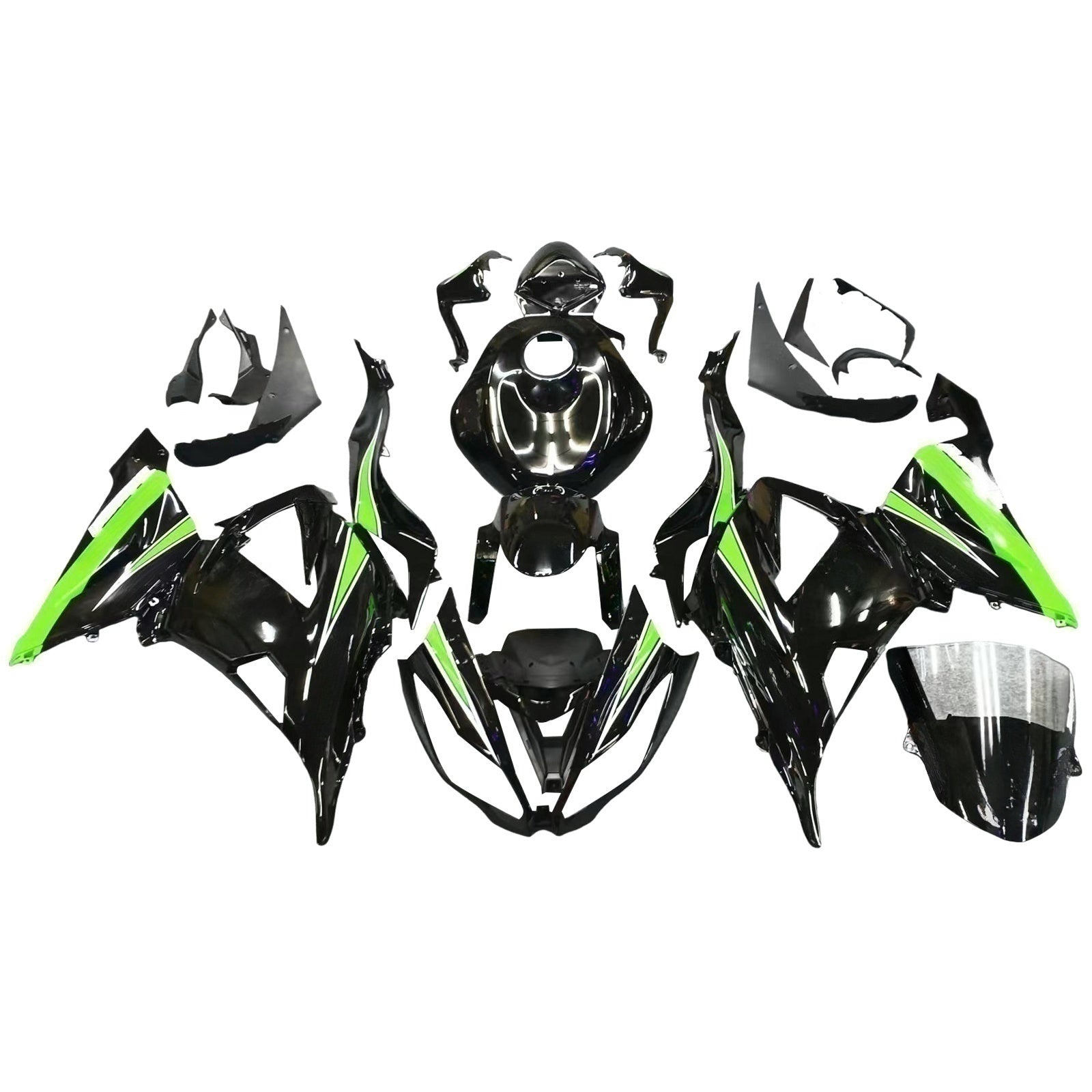 Kit de carénage injecté en plastique ABS pour Kawasaki ZX6R 636 2013-2018