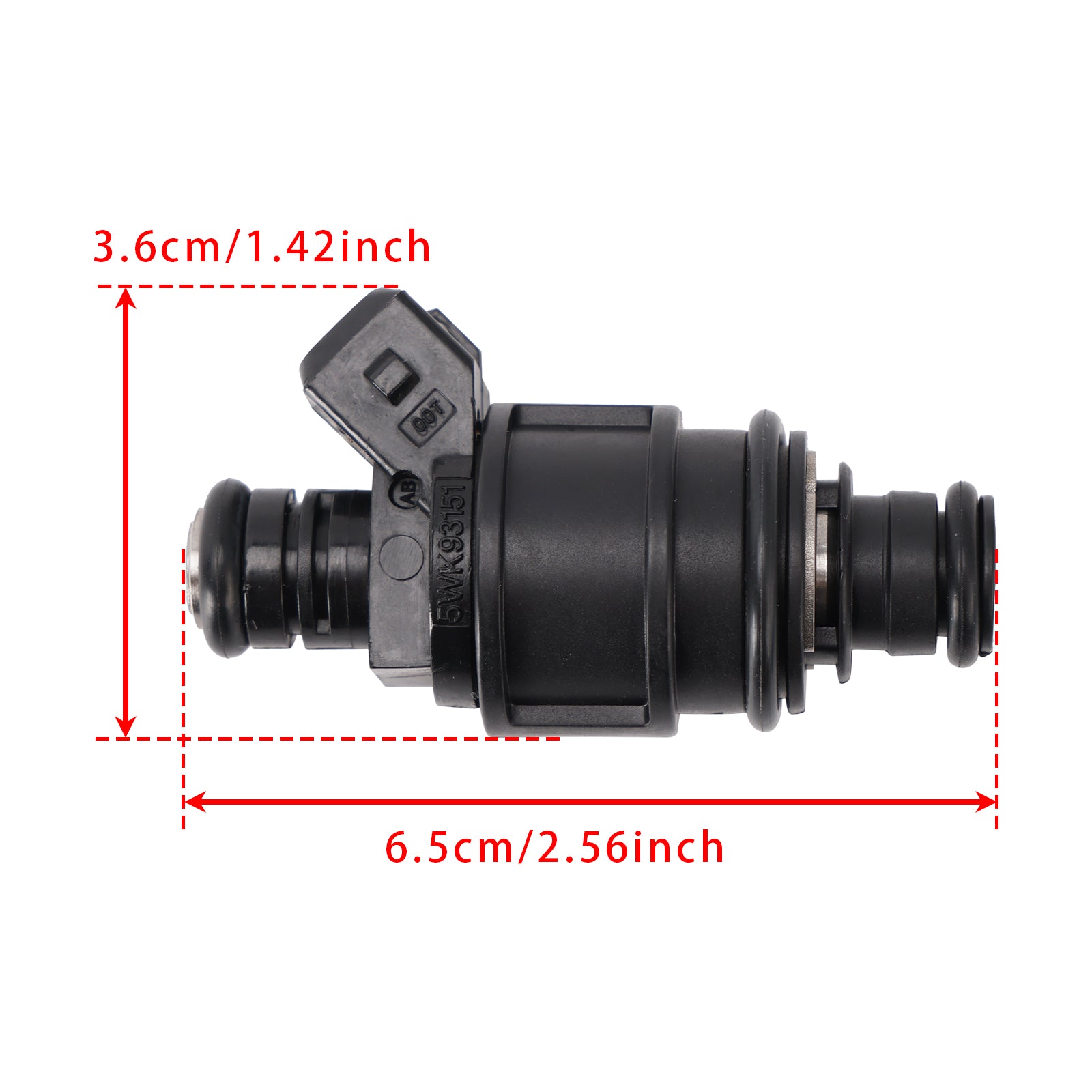 1 inyector de combustible para Vauxhall Astra Vectra Zafira 1.8L 90536149 5WK93151