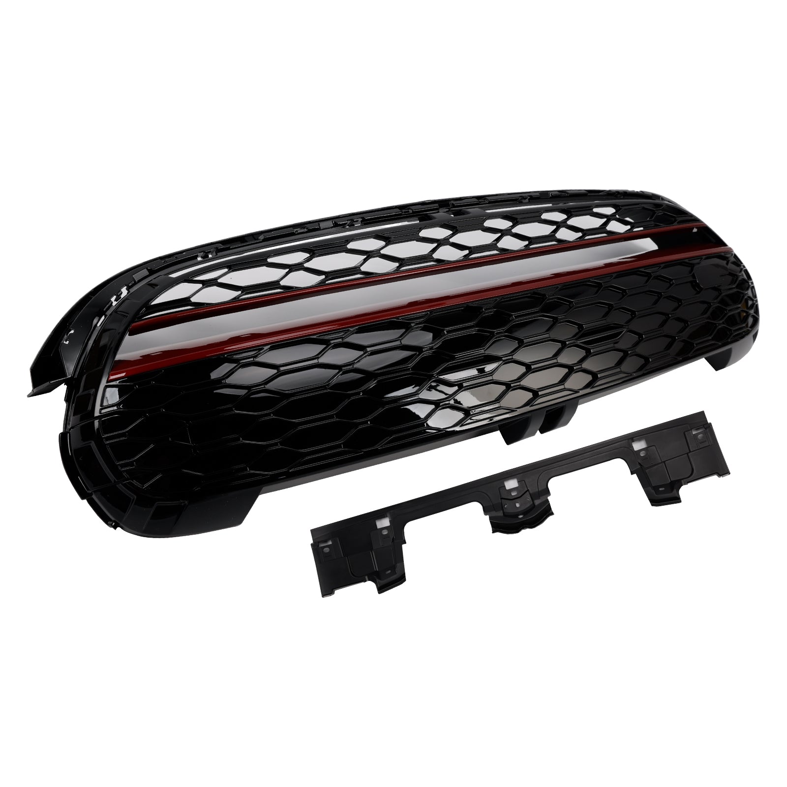 Glanzende en rode zwarte voorrooster voor Mini F57 Cabriolet 2 Deuren Cooper S, Cooper SD GP uit 2015