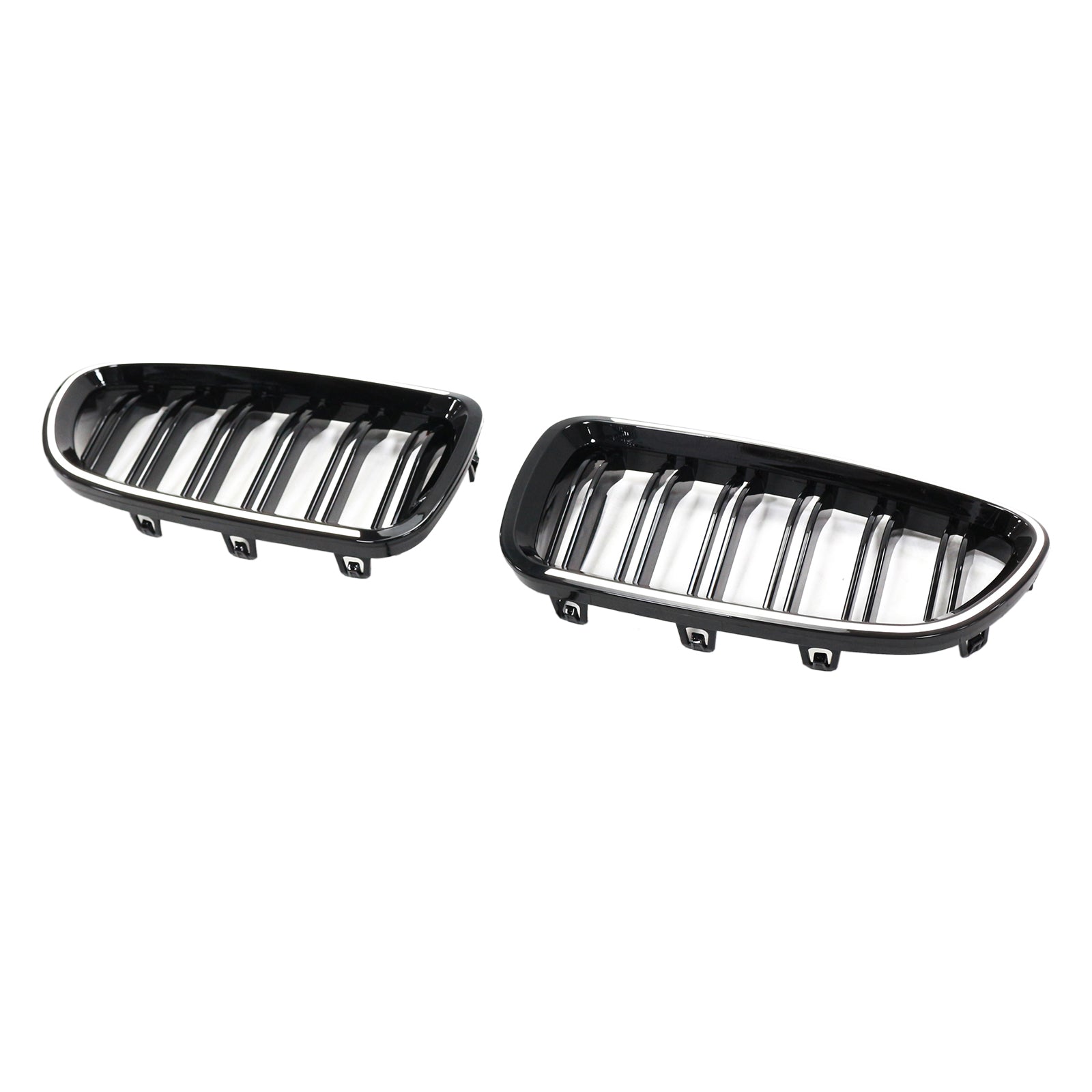 01.2009-10.2016 Grille de pare-chocs arrière BMW Série 5 F10 M5 Noir brillant 51137203203 51137203204