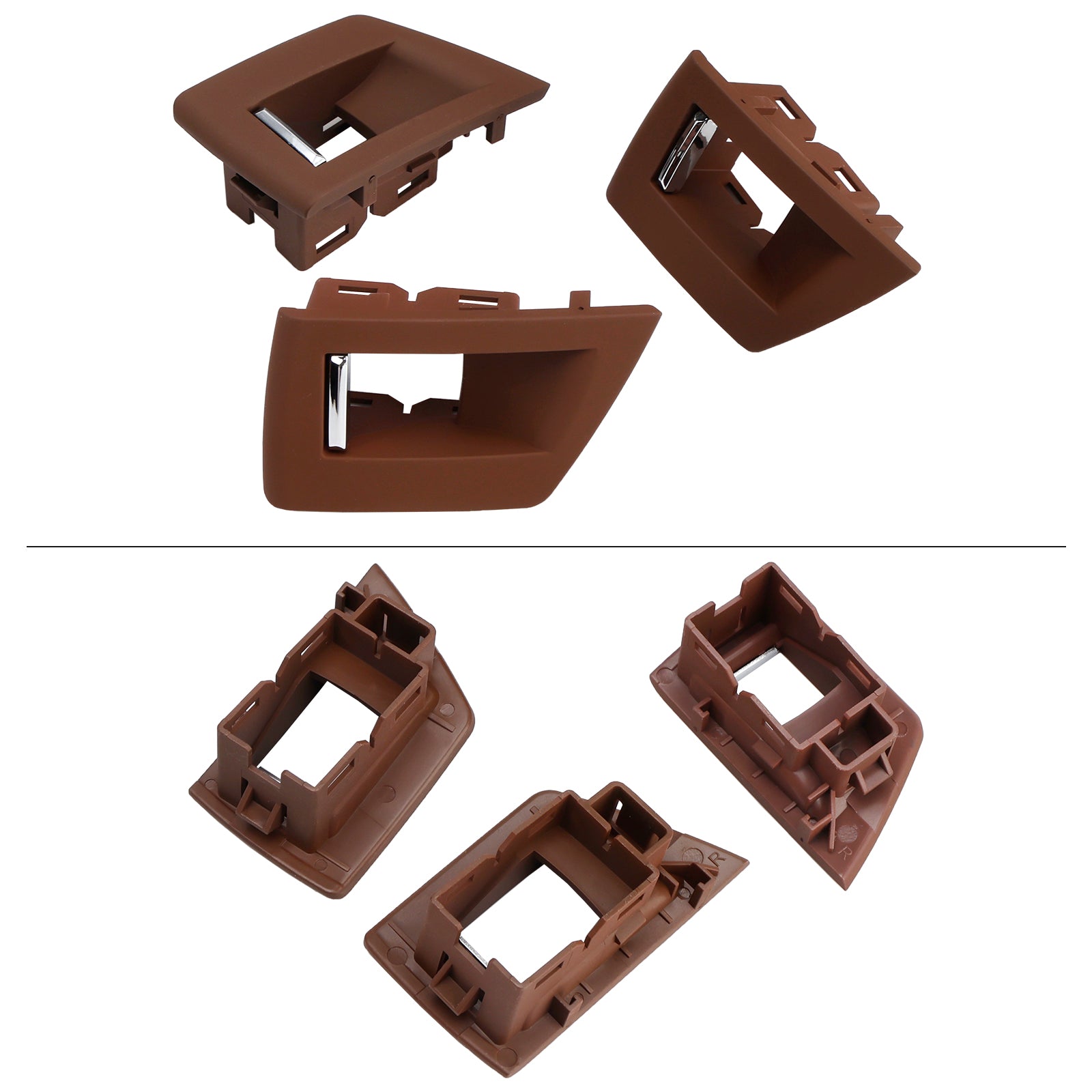 Set 7 rdečih in rjavih notranjih ročajev za BMW 5 F10 F11 10-16