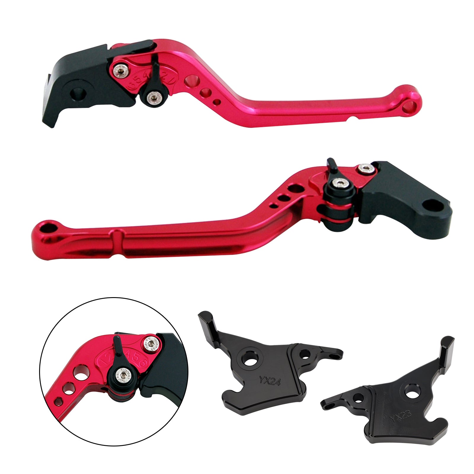 Levier d'embrayage et de frein long pour YAMAHA XMAX 300 (2023-2025)