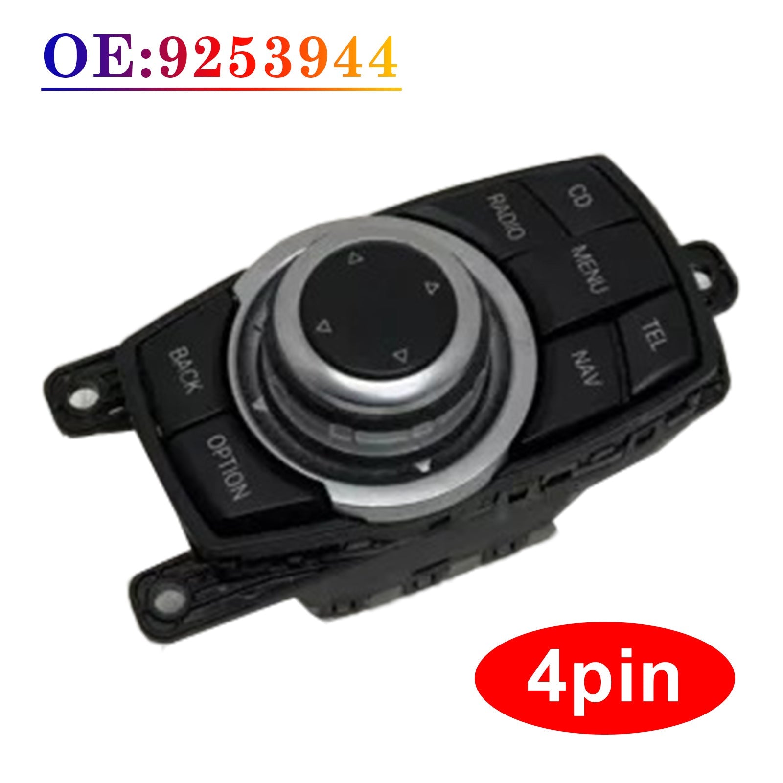 09/2011 - 07/2012 BMW X3 F25 Controller iDrive a 4 pin per sistema di navigazione 9253944