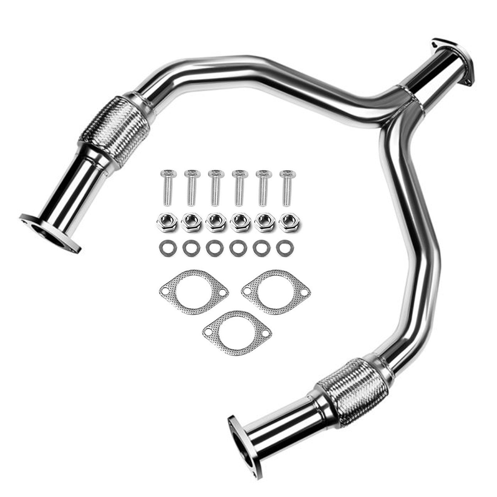 Kit tubo di scarico in acciaio inossidabile Y-HIP per Nissan 370Z 3.7L 2009-2016
