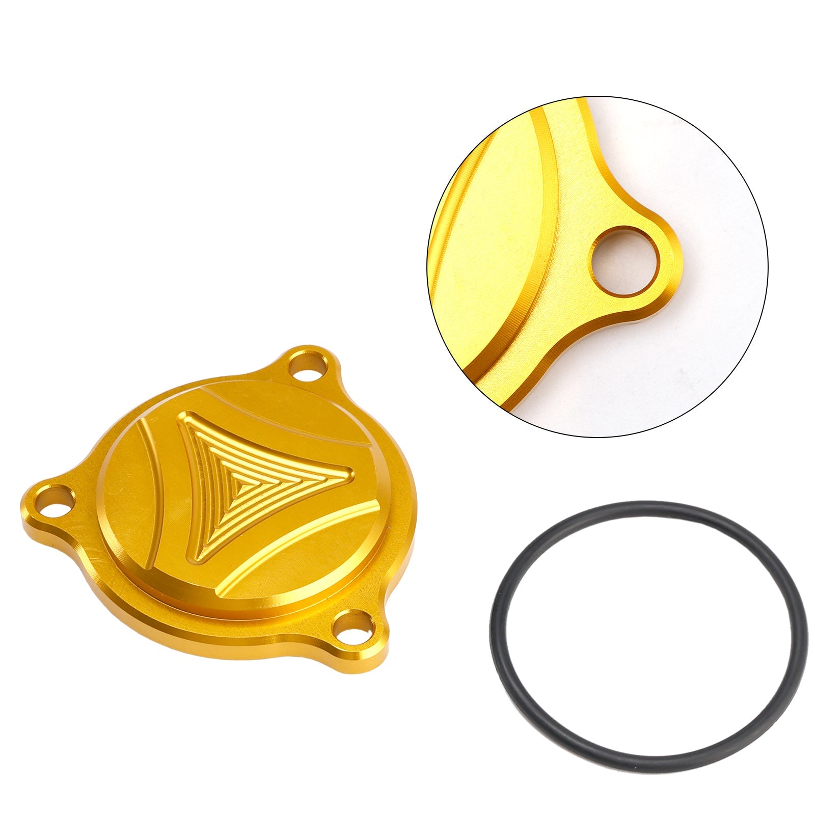 CNC Goud Oliefilterdeksel Voor Suzuki Burgman UH 125 150 200 DR-Z 400 ES SM