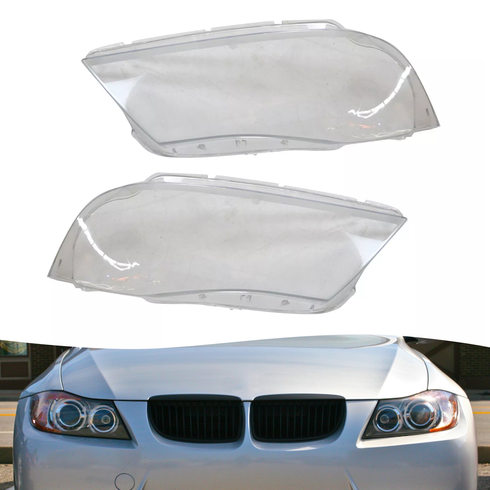 Fasi di xeno trasparenti per BMW 3 E90 E91 Serie di berline (2005-2012)