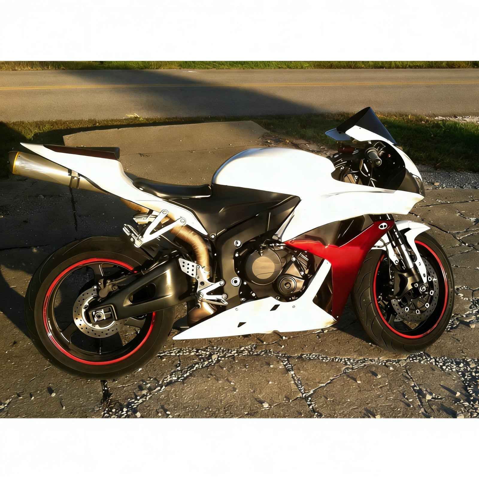 Kit de carénage par injection, carrosserie en plastique ABS pour Honda CBR600RR 2007-2008 F5