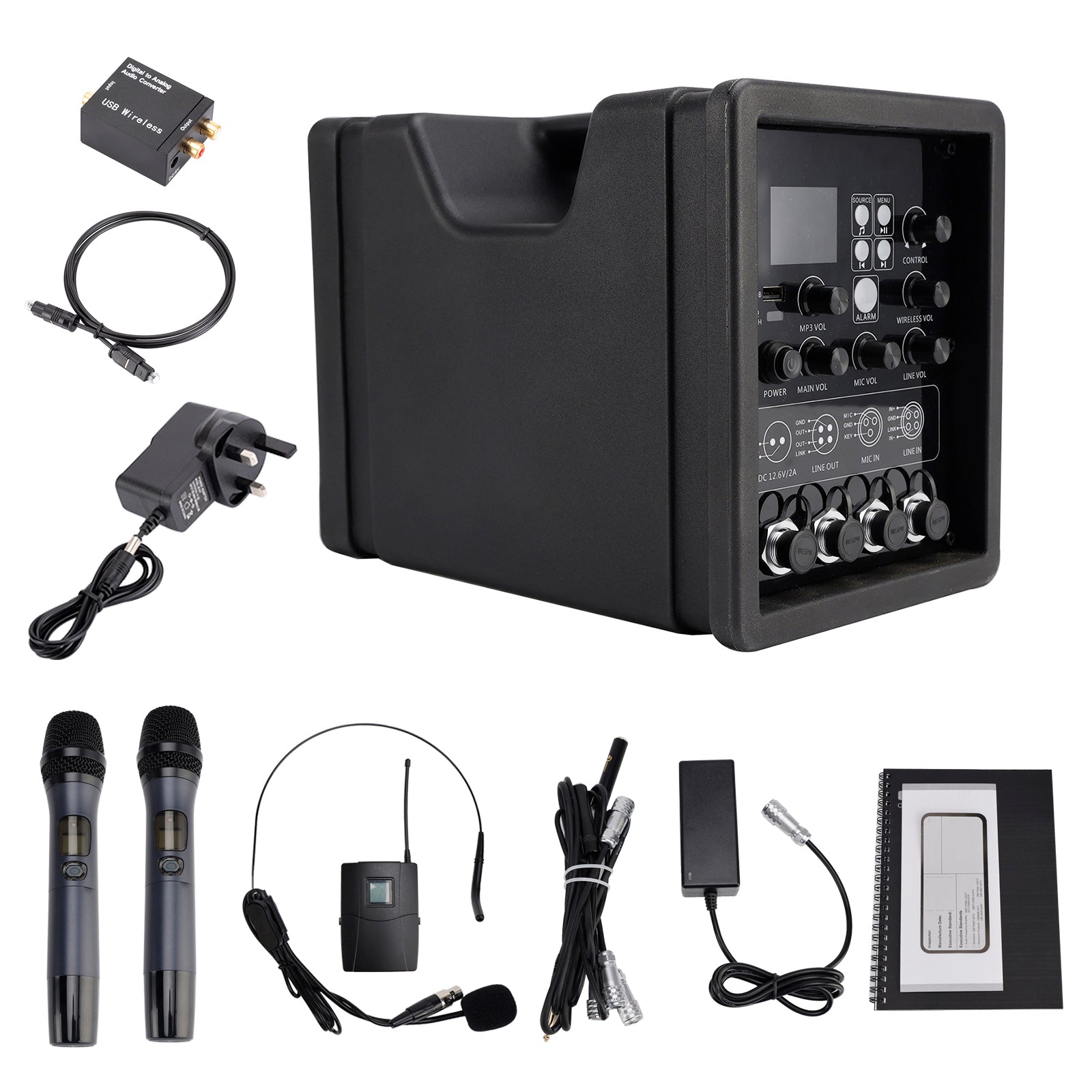 CX-10 Kannettava megafoni kaiuttimet System Wireless Suter FM