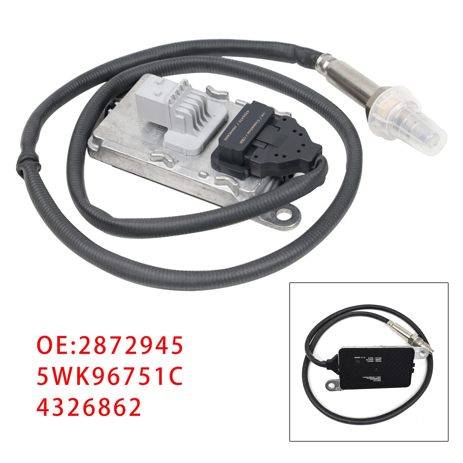 Sensor d'oxígeno y d'óxido de'Nitrógeno Nox para furgoneta Cummins 24V 2872945 5WK96751C 4326862