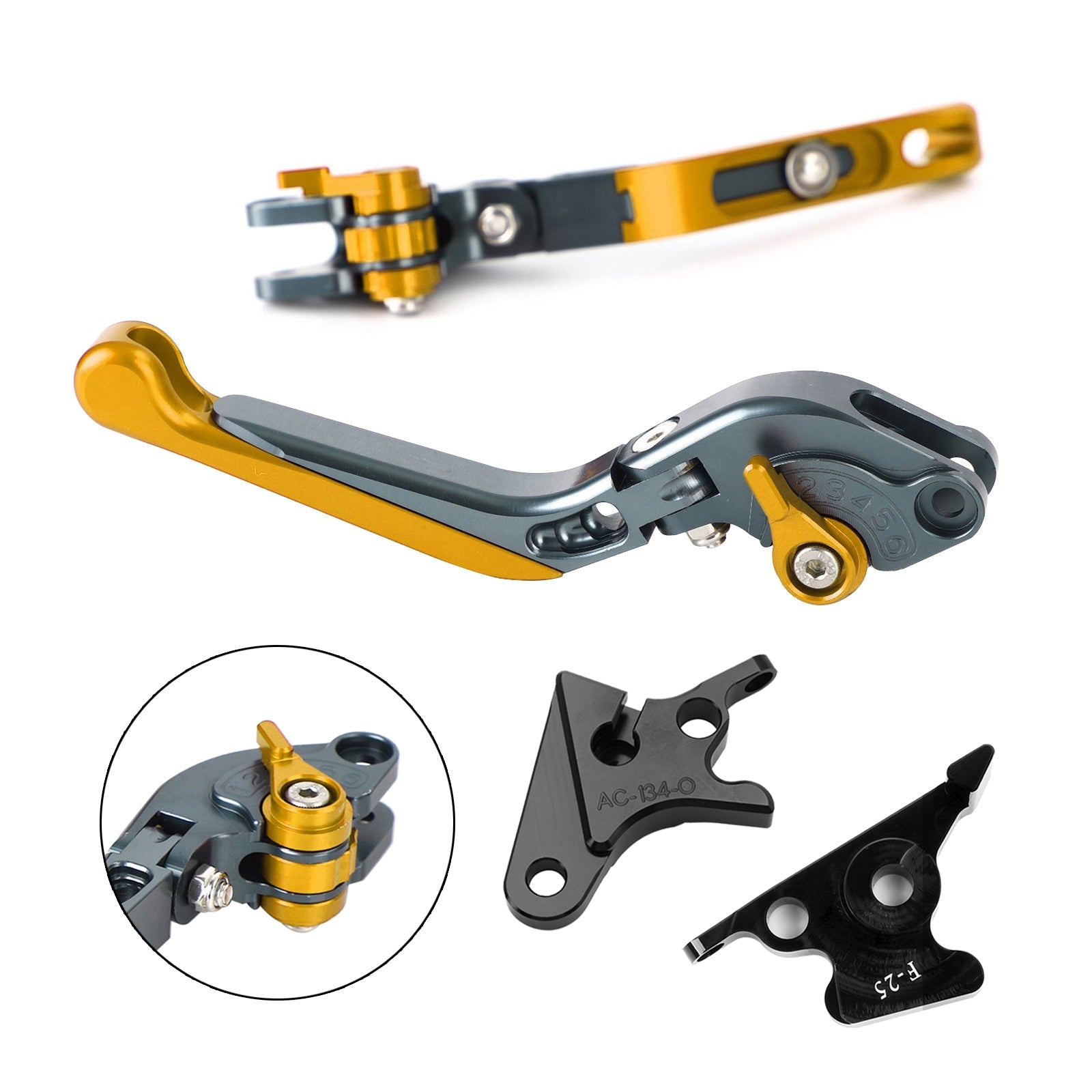 Palanca de freno de embrague ajustable para Honda CB350 Hness GB350 CB350 2021-2023